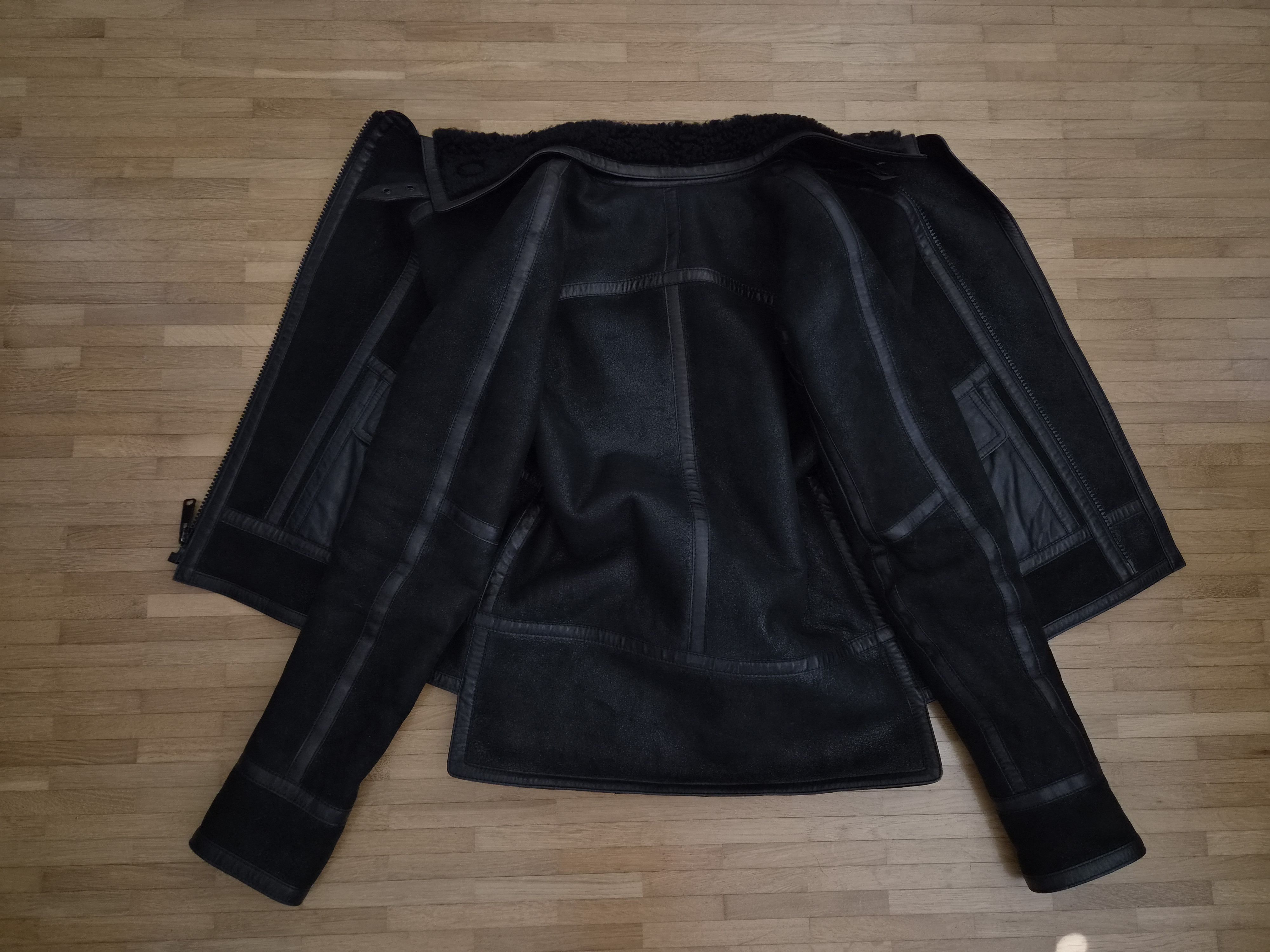 Balenciaga AW08 Balenciaga Ghesquière Lambskin Shearling Leather Jacket Size US M / EU 48-50 / 2 - 9 Thumbnail