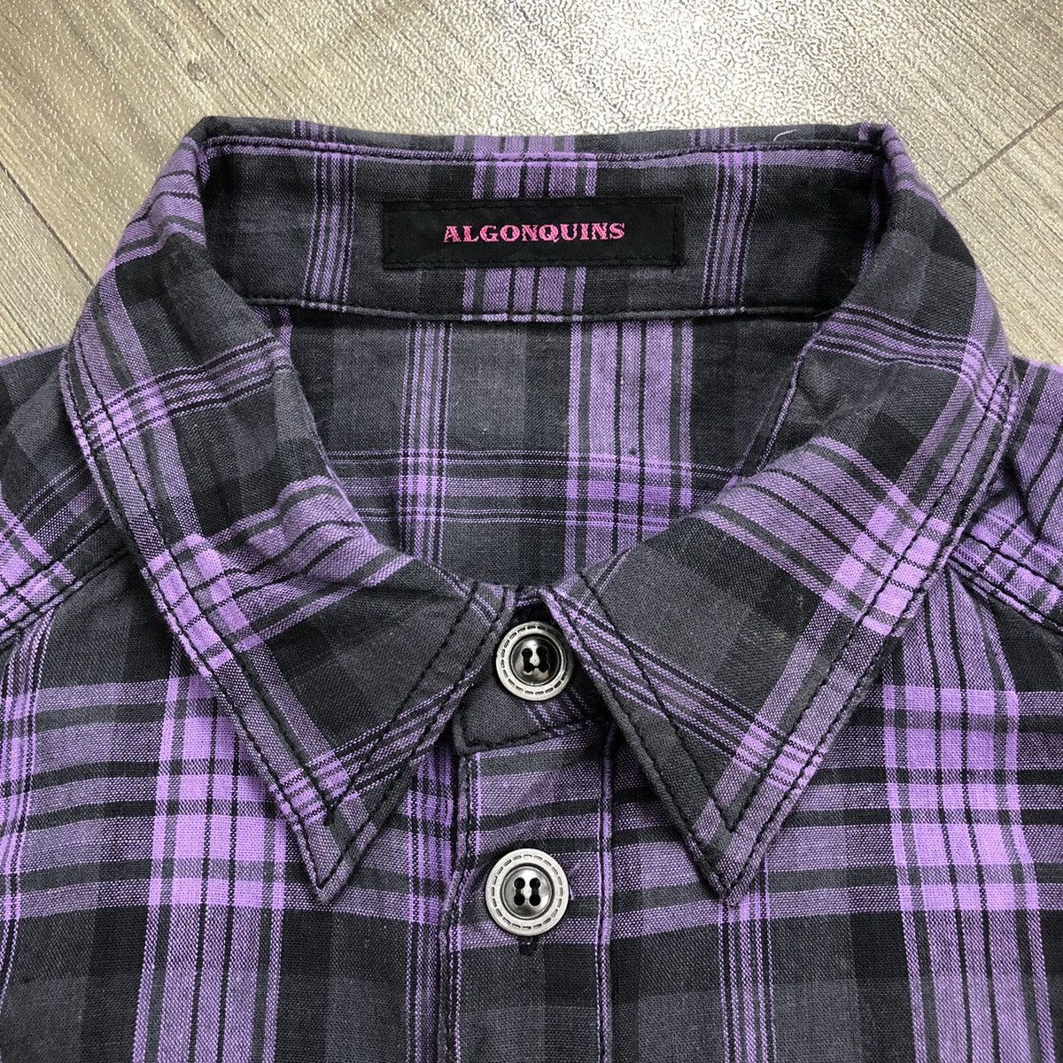 If Six Was Nine × Japanese Brand × Le Grande Bleu (L.G.B.) 2000s Algonquins Punk LGB Style Multizipper Flannel Shirt Size S / US 4 / IT 40 - 4 Thumbnail