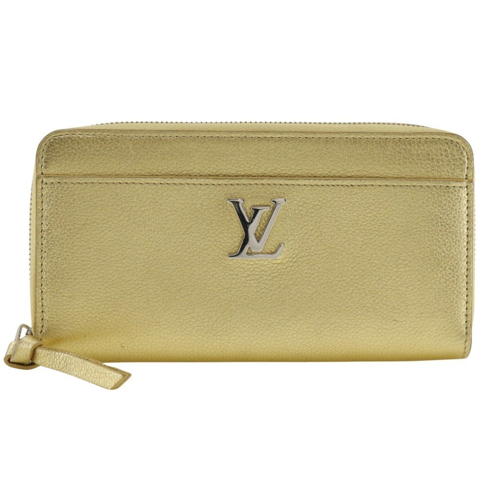 Louis Vuitton Louis Vuitton Zippy Rock Me Long Wallet Japan Limited Edition M69058 Grained Calf Leather 2019 Gold UB5109 Women's Size ONE SIZE - 1 Thumbnail