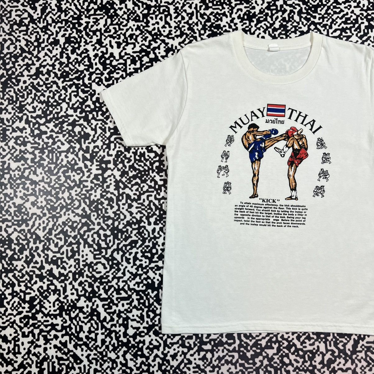 Japanese Brand Vintage Y2K Muay Thai Thailand Retro Japanese Style T-shirt Size L / US 10 / IT 46 - 5 Thumbnail