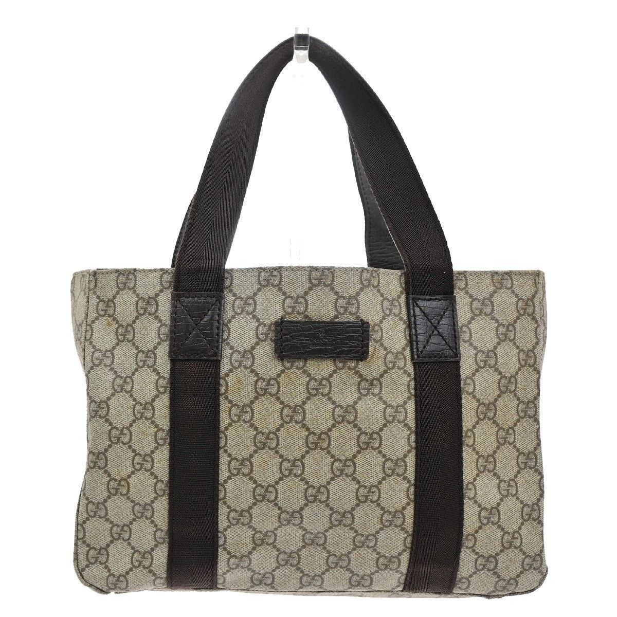 Gucci Gucci GG Coated Canvas Belted Tote Brown Size ONE SIZE - 1 Thumbnail