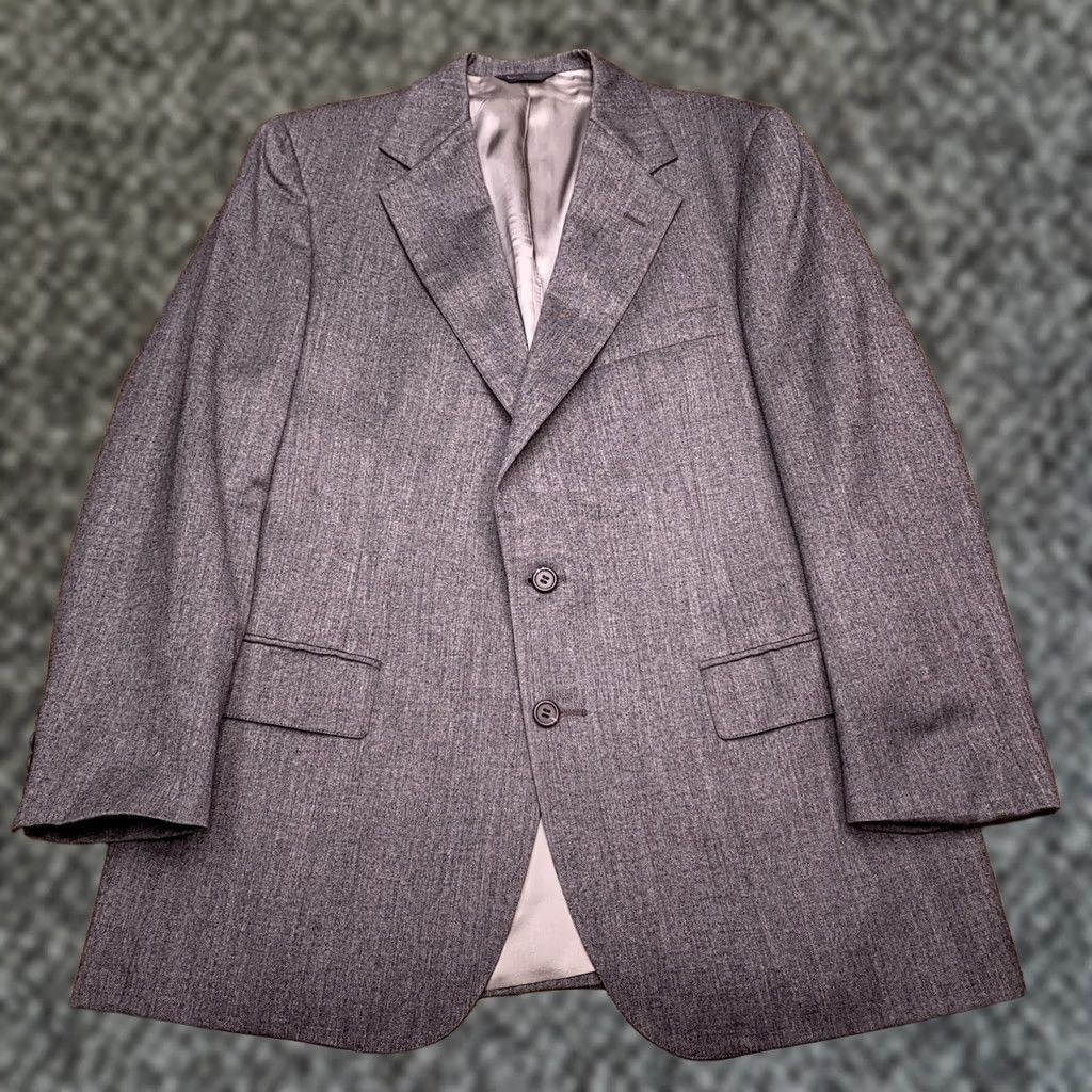 Ralph Lauren VINTAGE Ralph Lauren Polo University Club Blazer Gray Wool USA Mens 40S Size US L / EU 52-54 / 3 - 1 Thumbnail