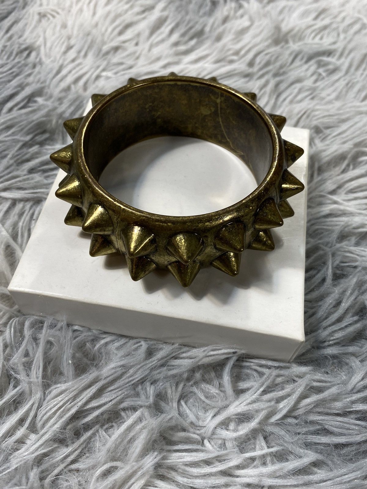 Jewelry Vintage Brass Spike Bangle | Japanese Brand Size ONE SIZE - 5 Thumbnail