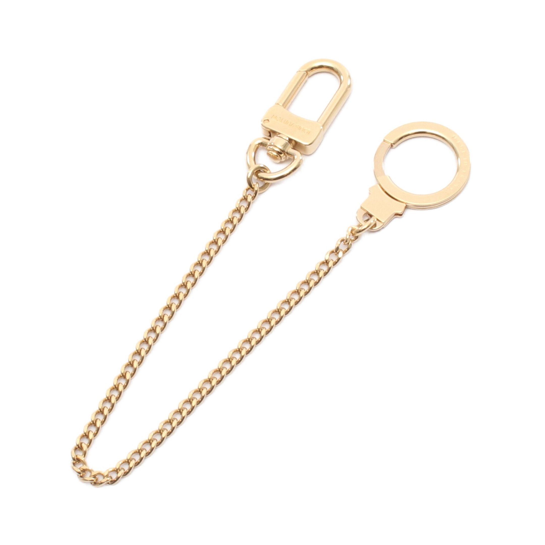 Louis Vuitton Chaine Anokle Key Ring Bag Charm Gp Gold