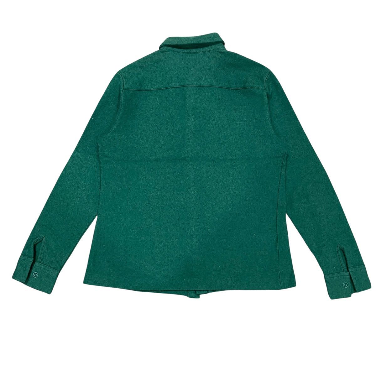 CABANE de ZUCCa Vintage 90s Cabane de Zucca Snap Button Wool Jacket Shirt Size US M / EU 48-50 / 2 - 8 Thumbnail
