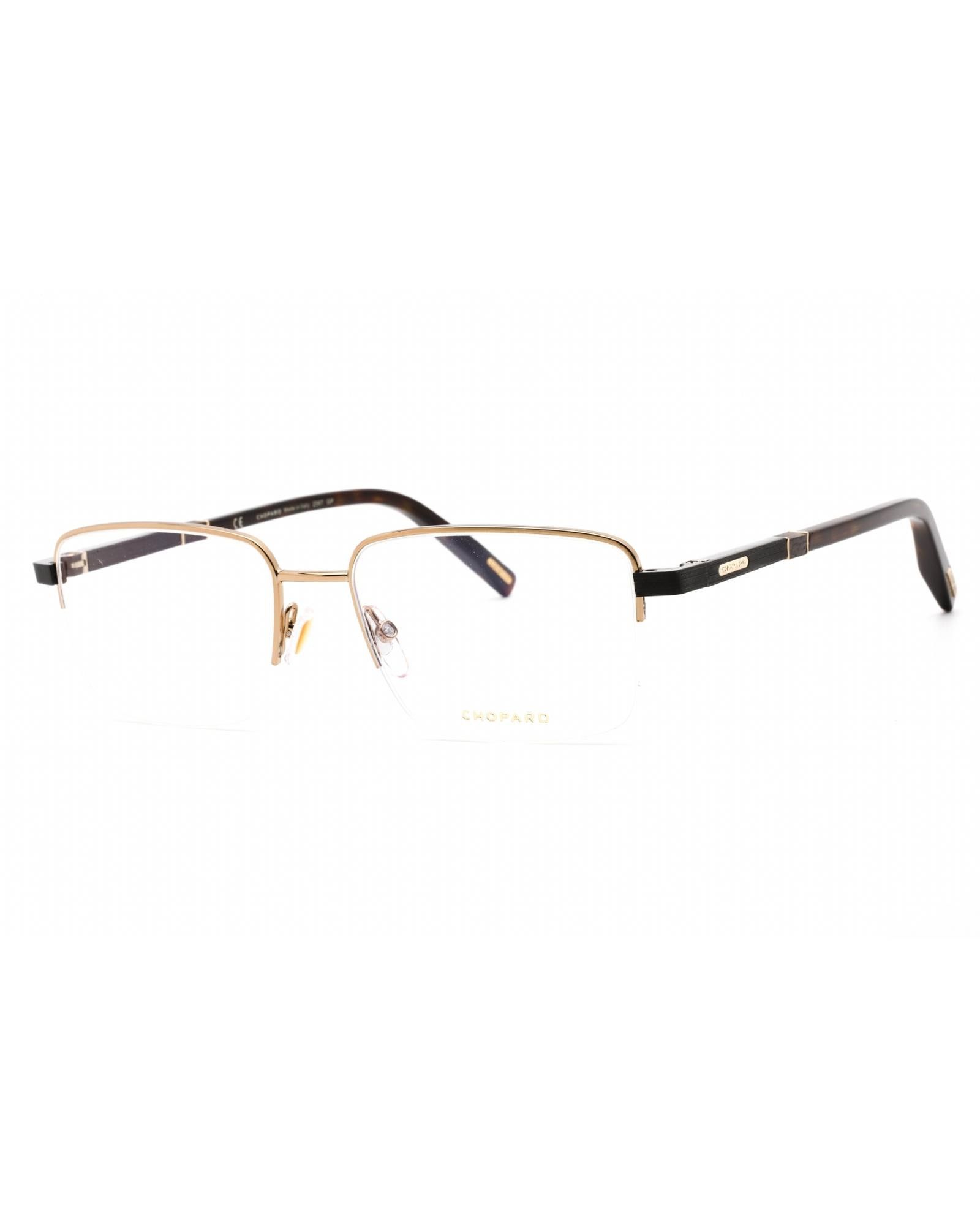 image of Chopard Vchf55 Eyeglasses Shiny Grey Gold / Clear Lens, Women's