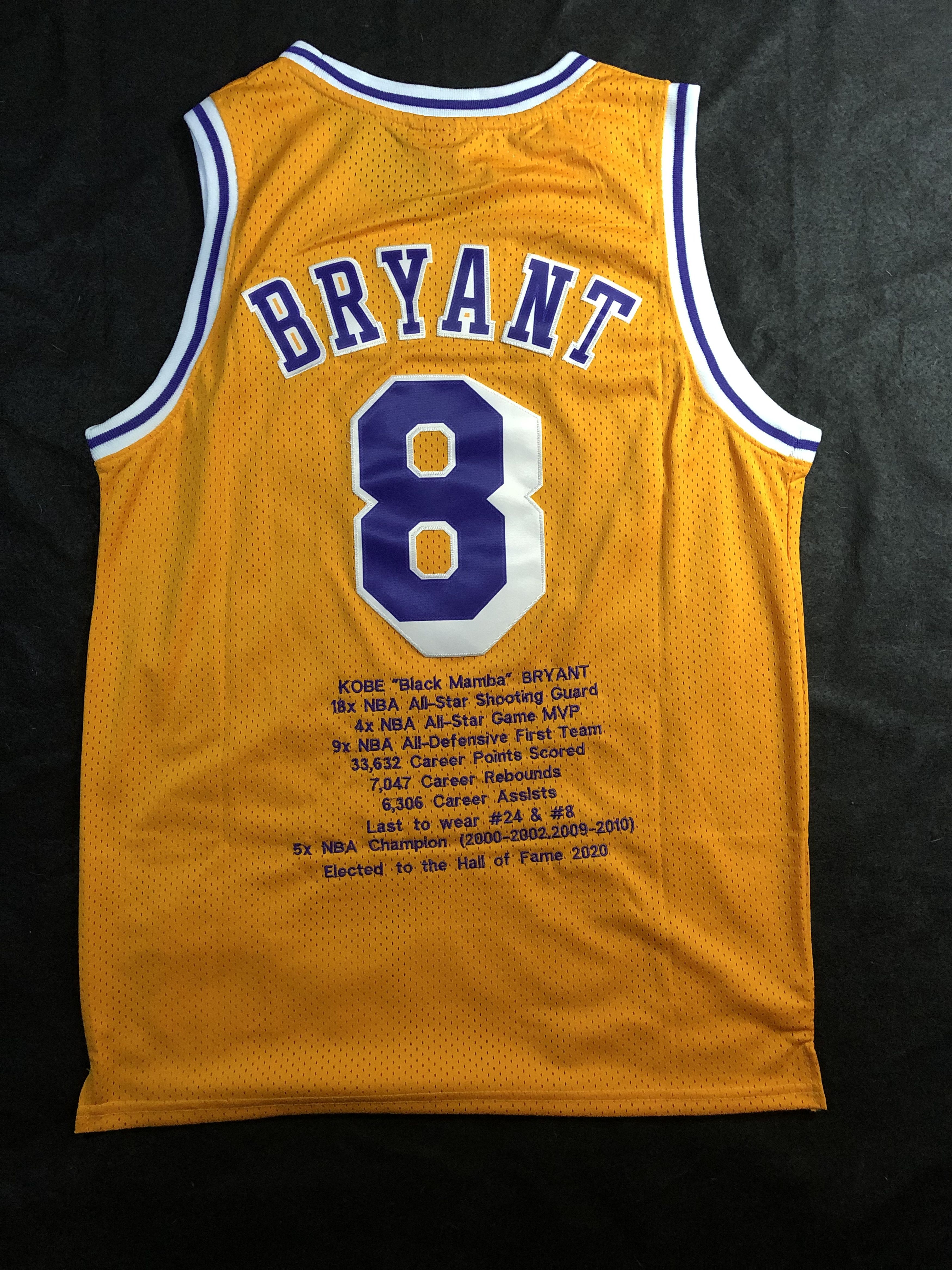 Vintage Kobe Lakers Yellow Jersey Size US M / EU 48-50 / 2 - 2 Thumbnail