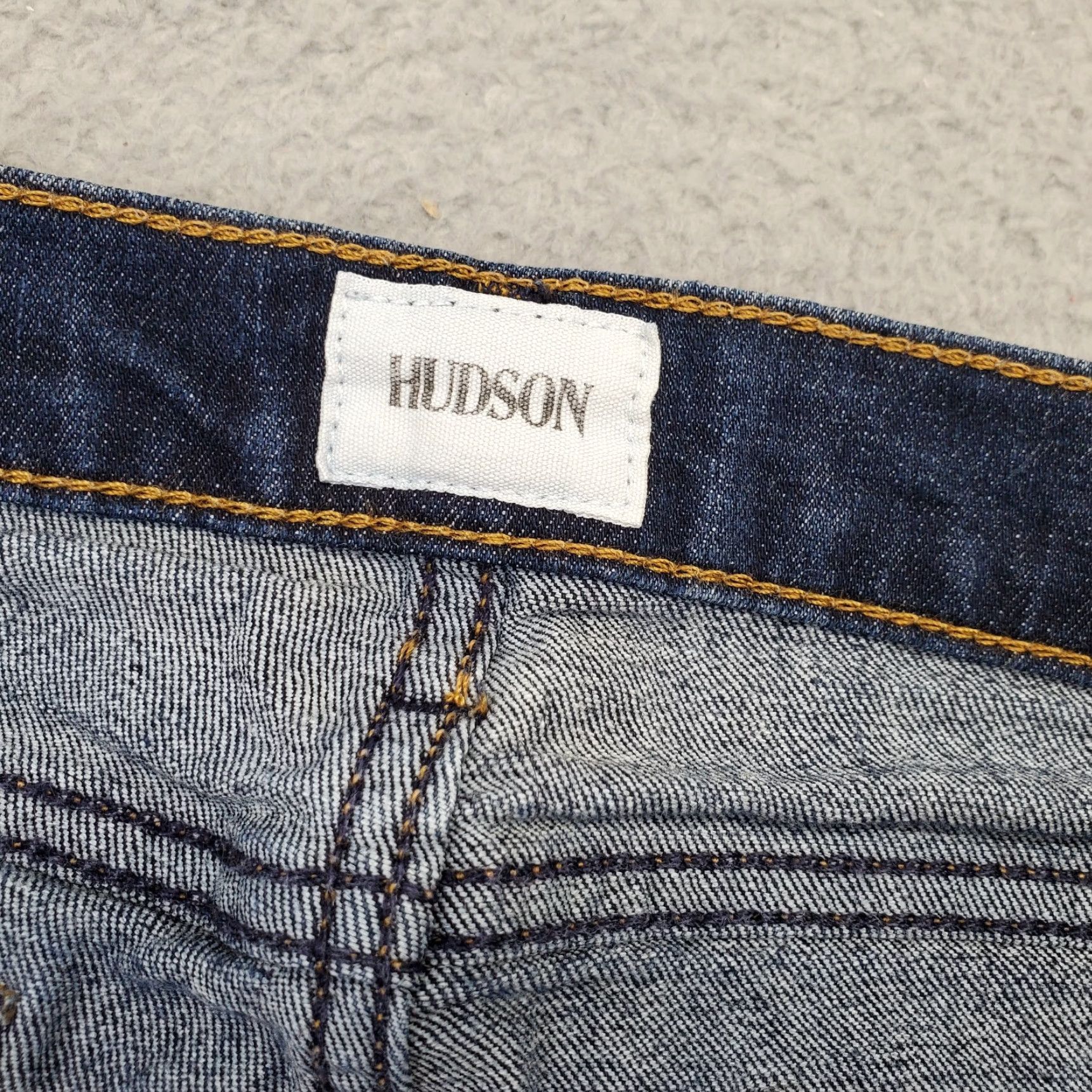 Hudson Hudson Womens Size 31 Blue Denim 5 Pocket Stretch Krista Super Skinny Jeans Size 24" / US 00 / IT 34 - 6 Thumbnail