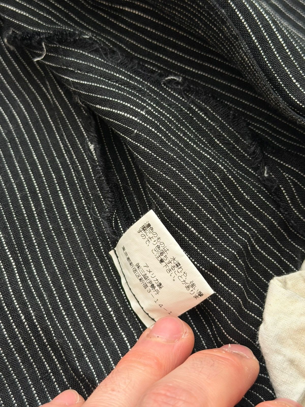 Greg Lauren 2014 DB Dickens Microbeadstripe Linen Blazer Coat Size US S / EU 44-46 / 1 - 12 Thumbnail