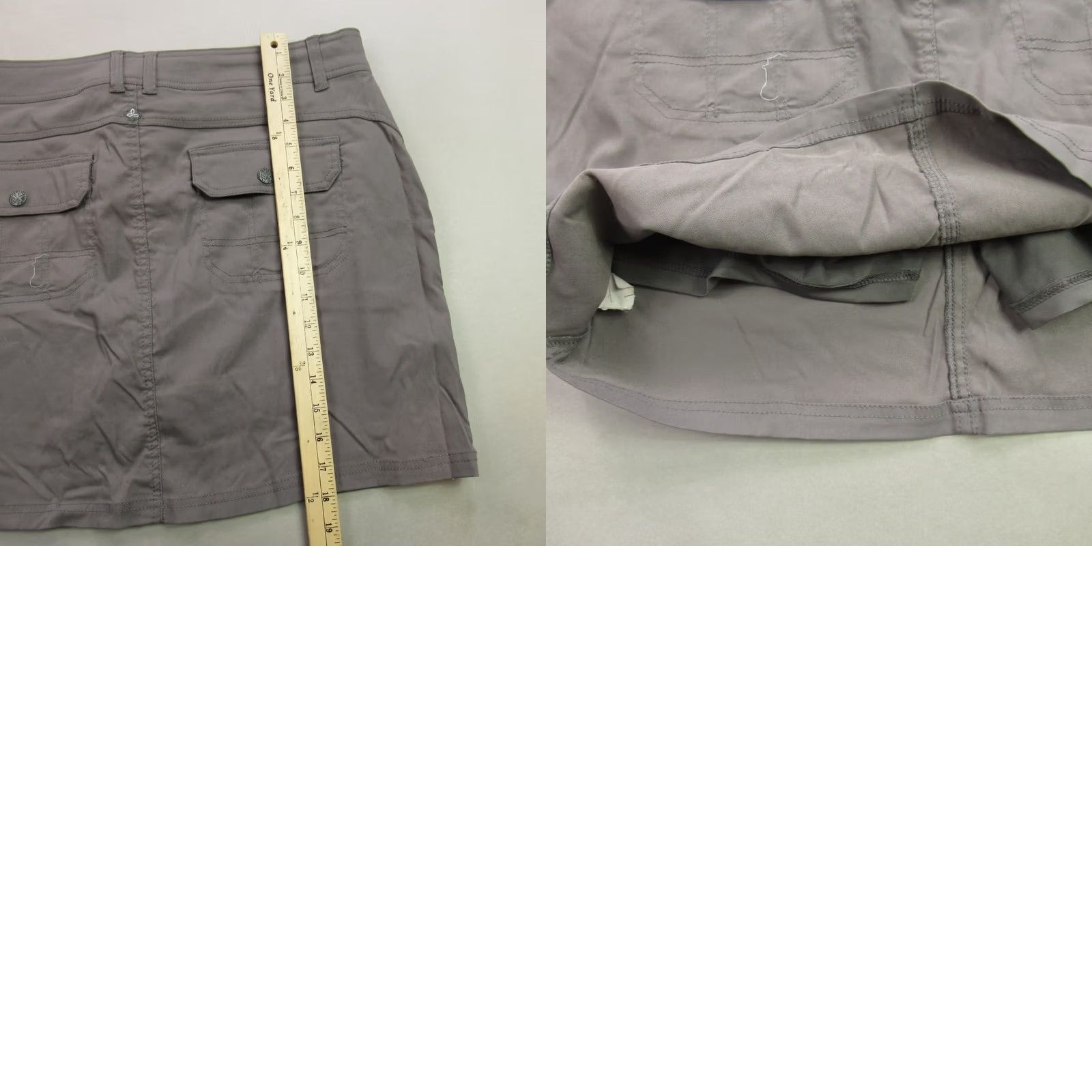 Prana prAna Skirt Womens 12 Lightweight Outdoors Pockets Casual Gray Skirt Womens 12 Lightweight Outdoors Pockets Gray Size 34" / US 12 / IT 48 - 8 Thumbnail