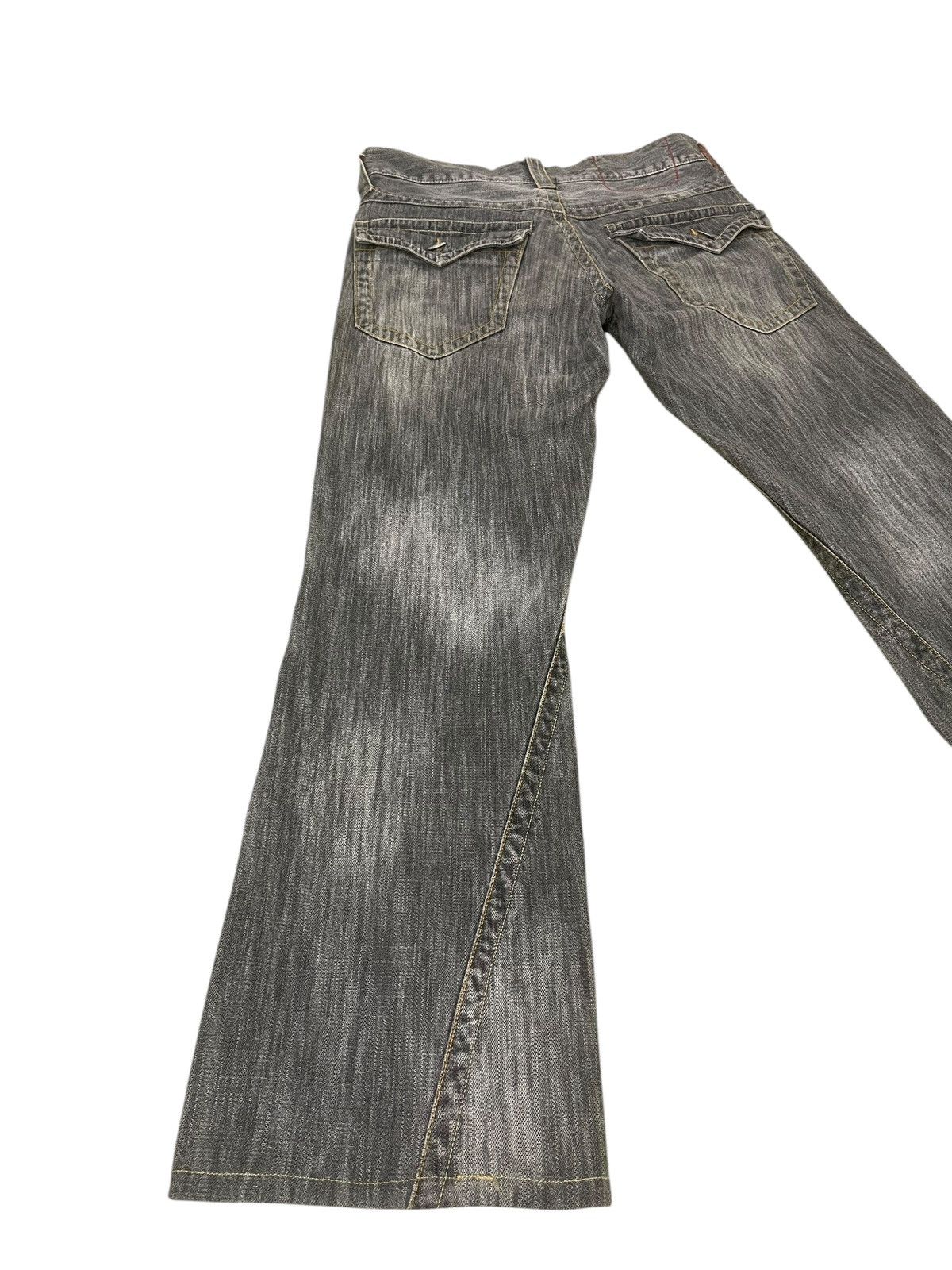 Japanese Brand Flare Jeans Dominate Faded Distress Boot Cut 1🟦1 Size US 30 / EU 46 - 12 Thumbnail