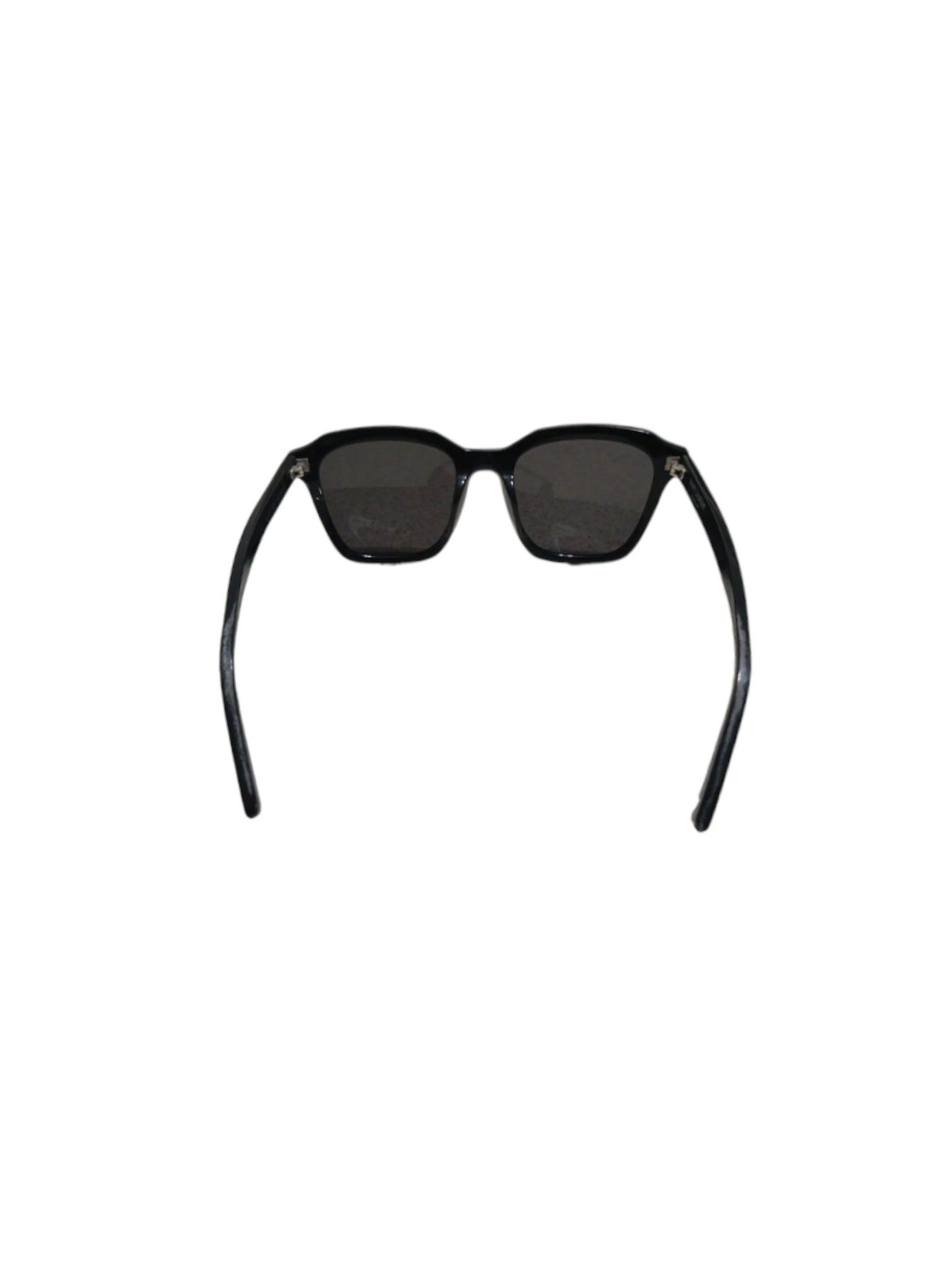 Saint Laurent Paris Saint Laurent Black Acetate Square Sunglasses, 2010s Size ONE SIZE - 3 Thumbnail