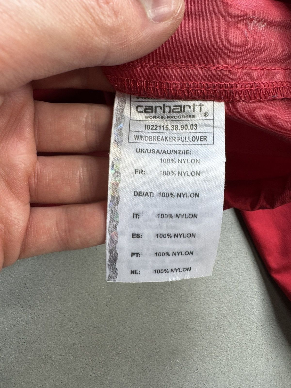 Carhartt × Vintage Carhartt Anorak Nimbus Pullover Nylon Jacket Size US L / EU 52-54 / 3 - 5 Thumbnail