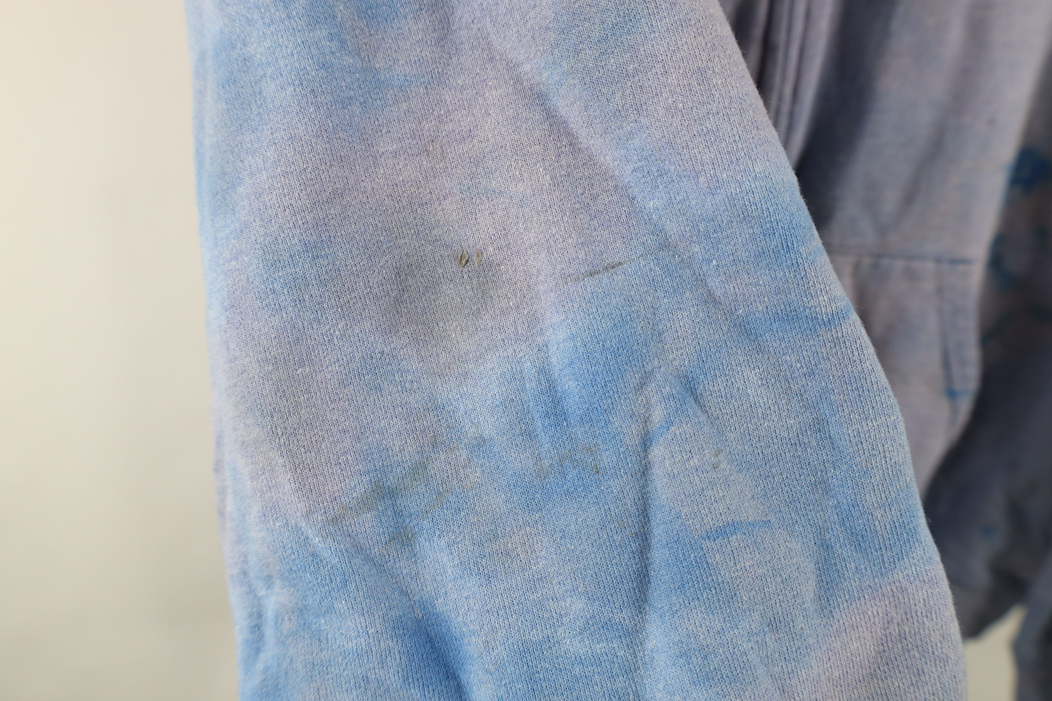 Champion × Vintage Vintage Champion Acid Wash Full Zip Hoodie Sweatshirt Blue Size US XL / EU 56 / 4 - 9 Thumbnail