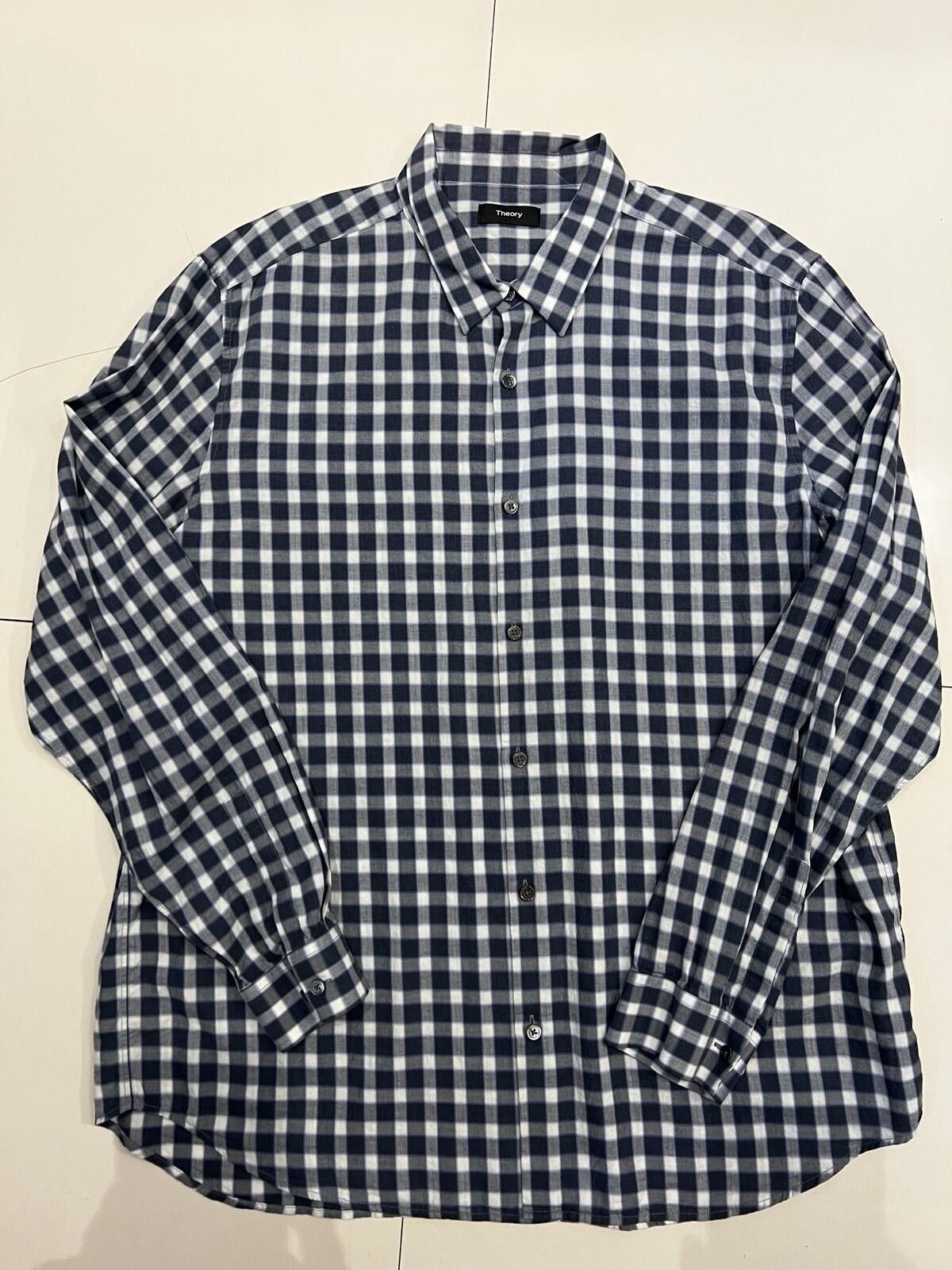 Theory THEORY Irving Men's Long Sleeve Button Up Shirt XXL Size 48R - 1 Thumbnail
