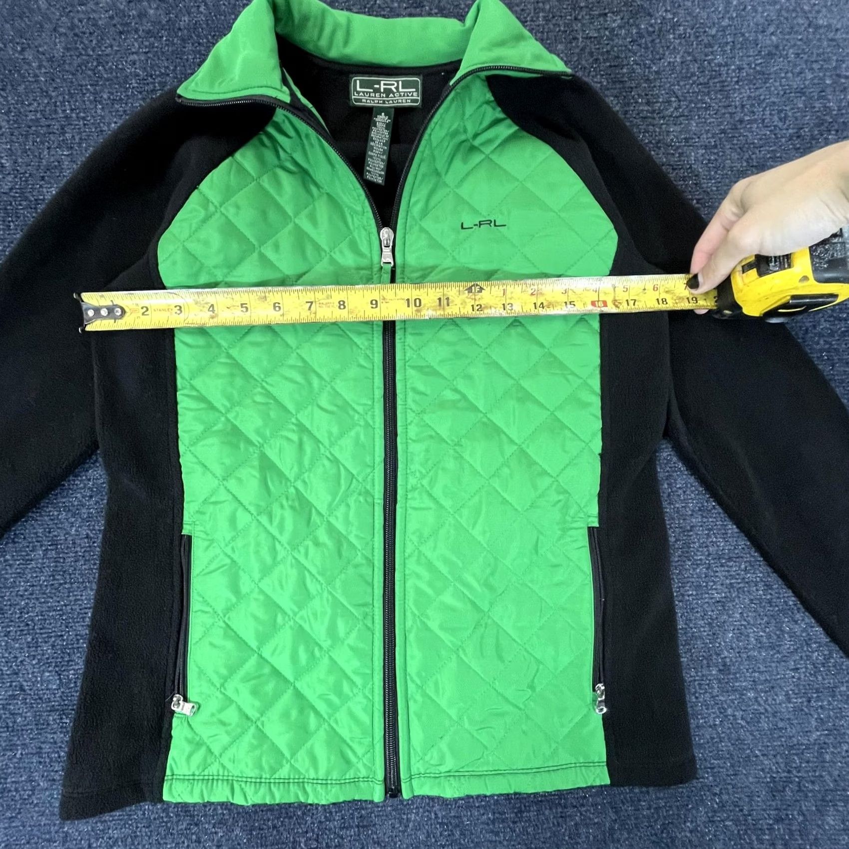 Ralph Lauren Lauren Ralph Lauren Jacket Womens Small Quilted Fleece Full Zip Activewear Size S / US 4 / IT 40 - 3 Thumbnail