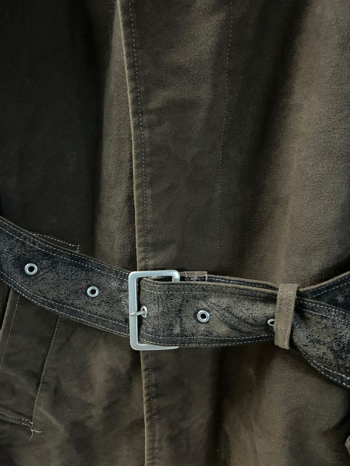 If Six Was Nine × Tornado Mart TORNADO MART MOLESKIN BELTED TRENCH COAT Size US S / EU 44-46 / 1 - 5 Thumbnail
