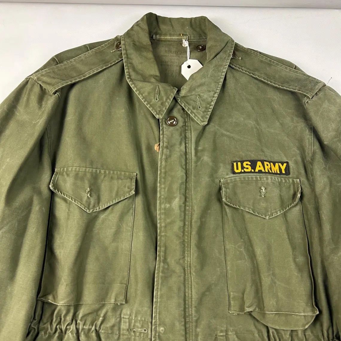 Vintage 1950s US Military M-51 Field Jacket Size Regular Large Size US L / EU 52-54 / 3 - 3 Thumbnail