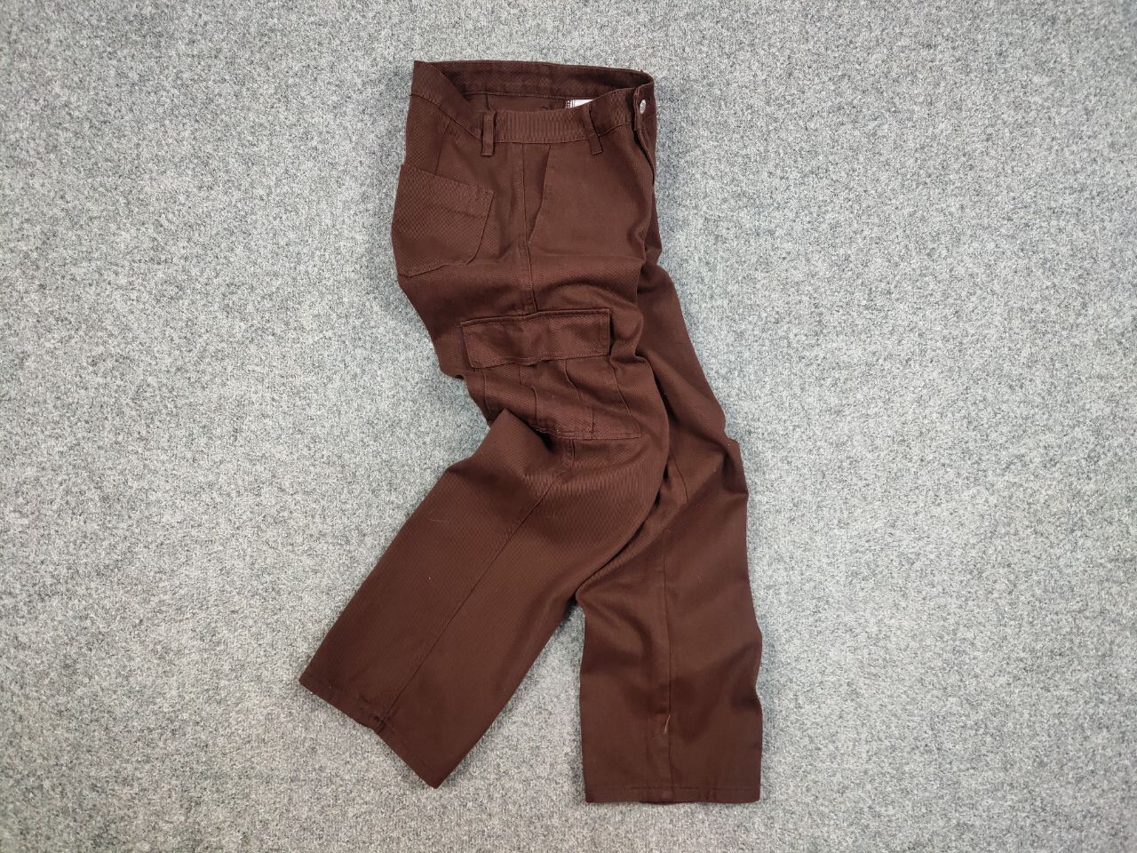 Japanese Brand Vintage 90's Japan Style Y2K Brown Denim Cargo Jeans Pants Size 26" / US 2 / IT 38 - 15 Thumbnail