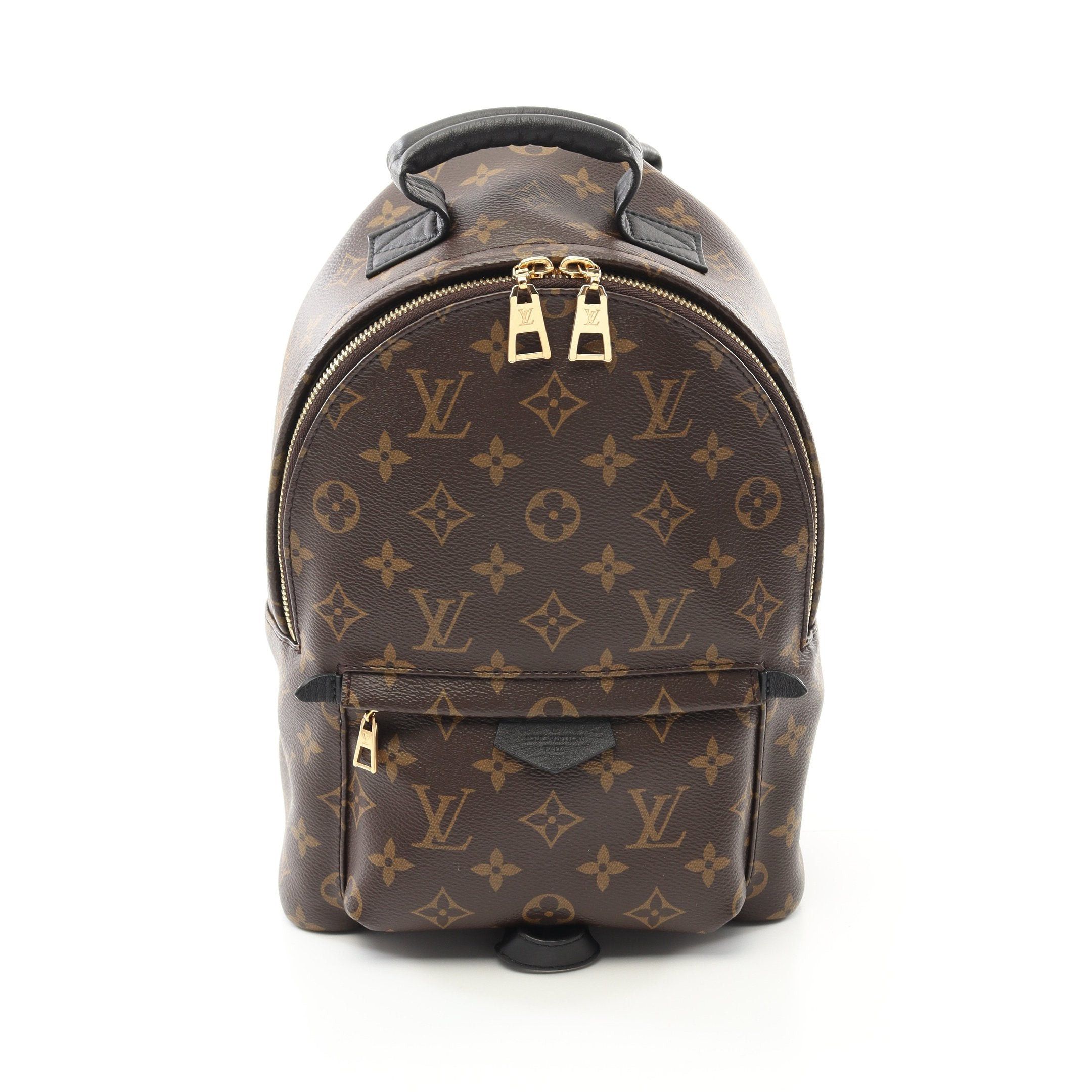 Louis Vuitton Louis Vuitton Palm Springs Backpack Pm Monogram Rucksack Leather Brown Black Size ONE SIZE - 1 Thumbnail