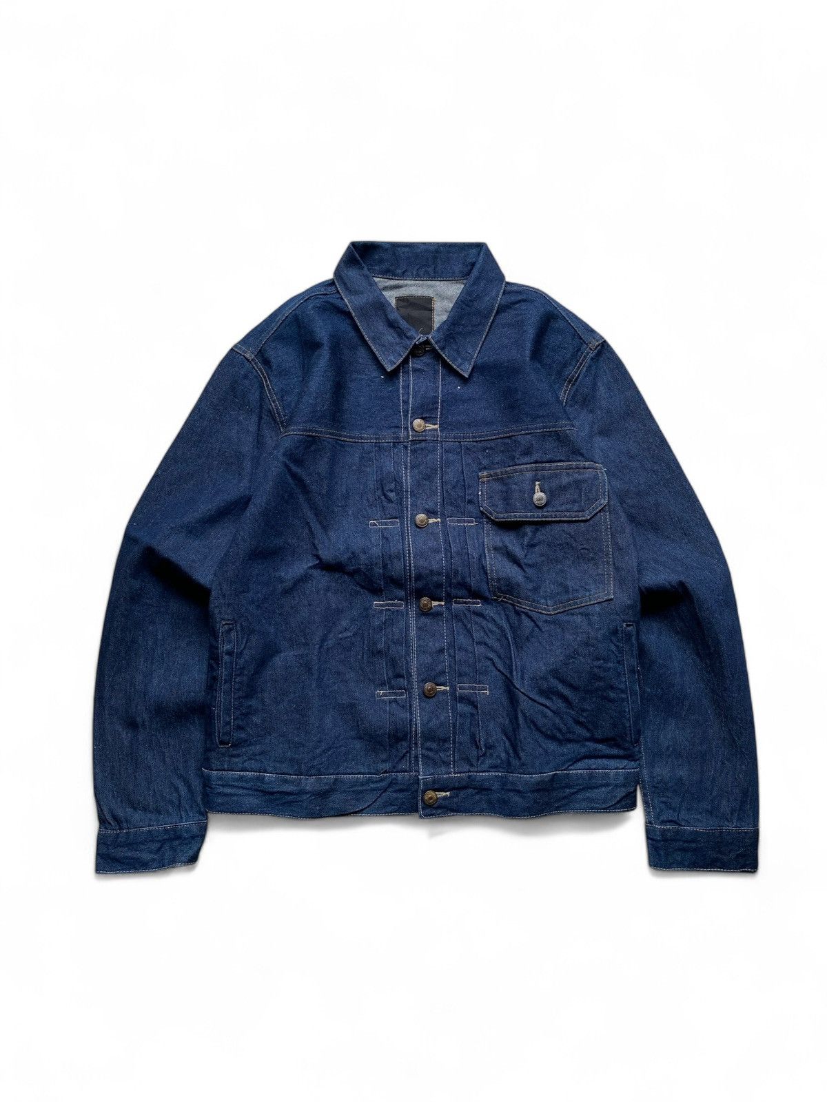 Japanese Brand Oneo combine for man type one denim jacket Size US L / EU 52-54 / 3 - 1 Thumbnail