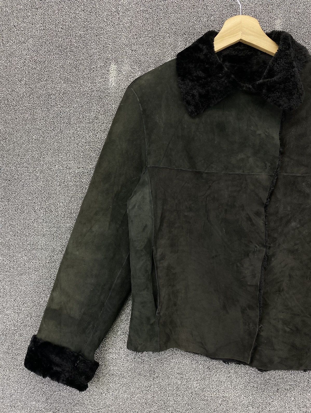 Joseph Vintage Joseph Faux Fur Lamb Skin Leather Jacket Size M / US 6-8 / IT 42-44 - 3 Thumbnail
