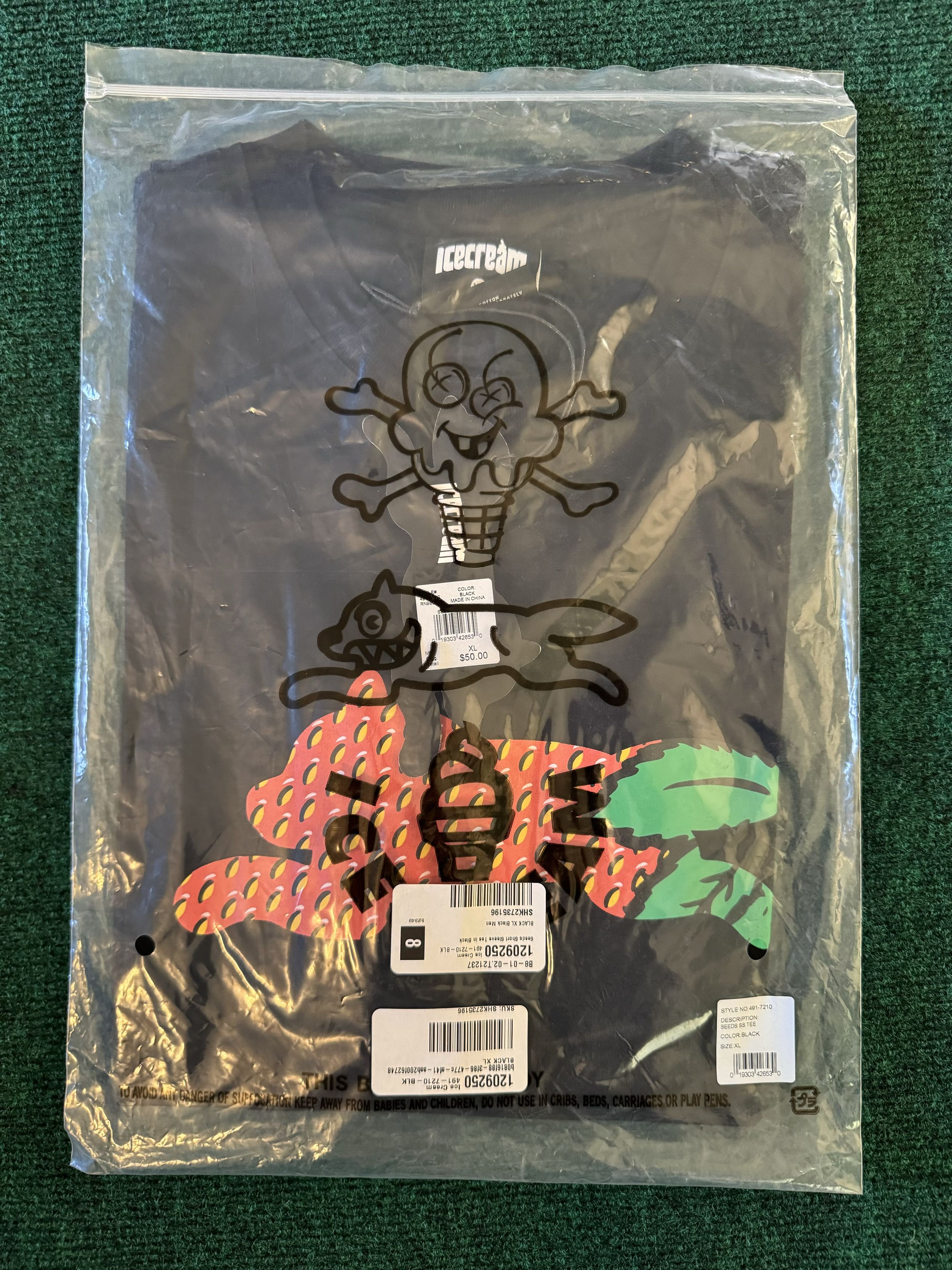 Icecream Ice Cream Seeds SS Tee “Black” Size US XL / EU 56 / 4 - 1 Thumbnail
