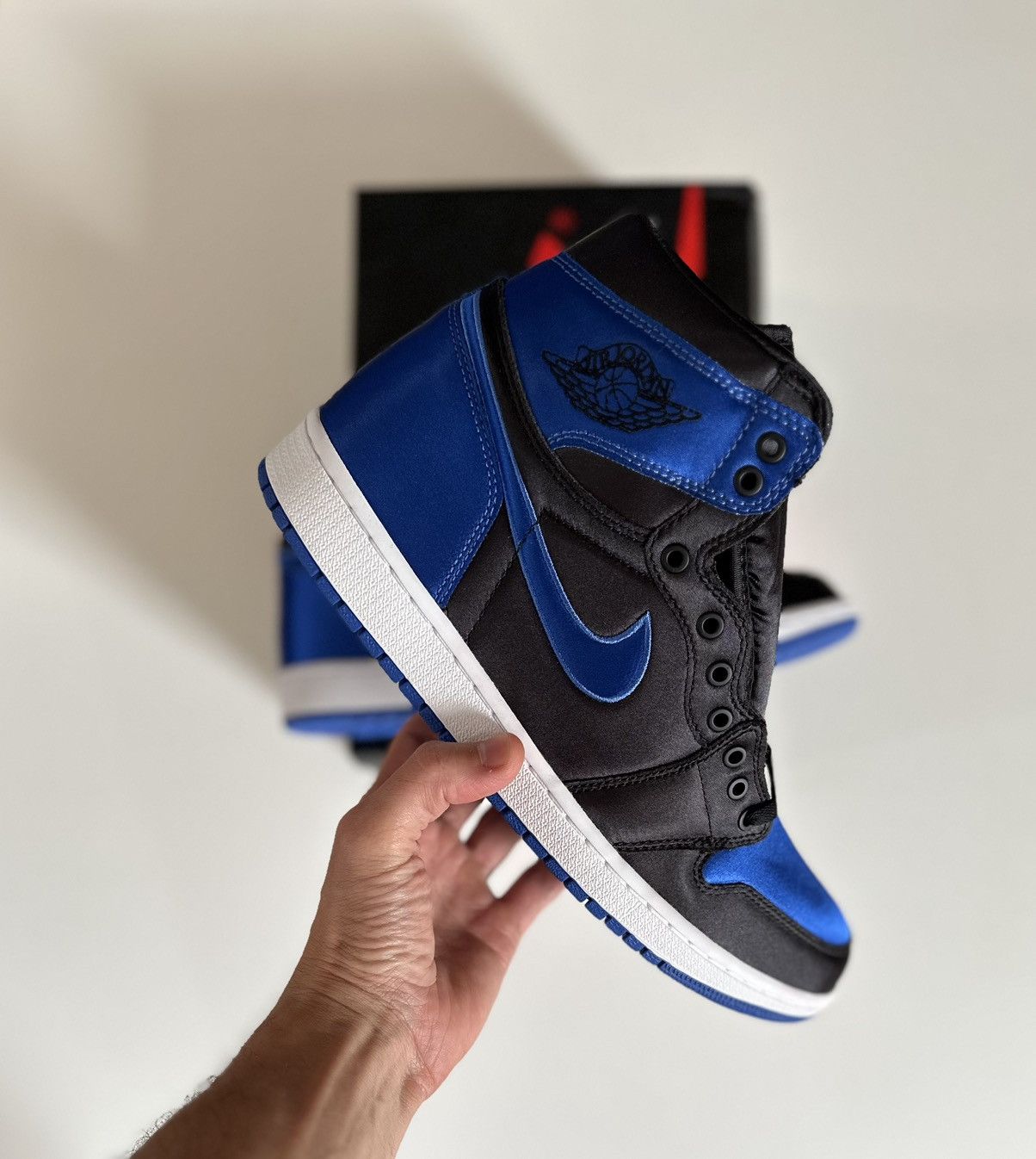 Jordan 1 Retro High Satin Royal (Numbered to 701)