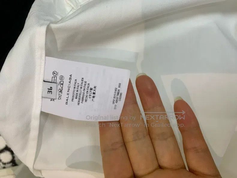 Balenciaga Balenciaga White shirt, size 36 Size XS / US 0-2 / IT 36-38 - 5 Thumbnail