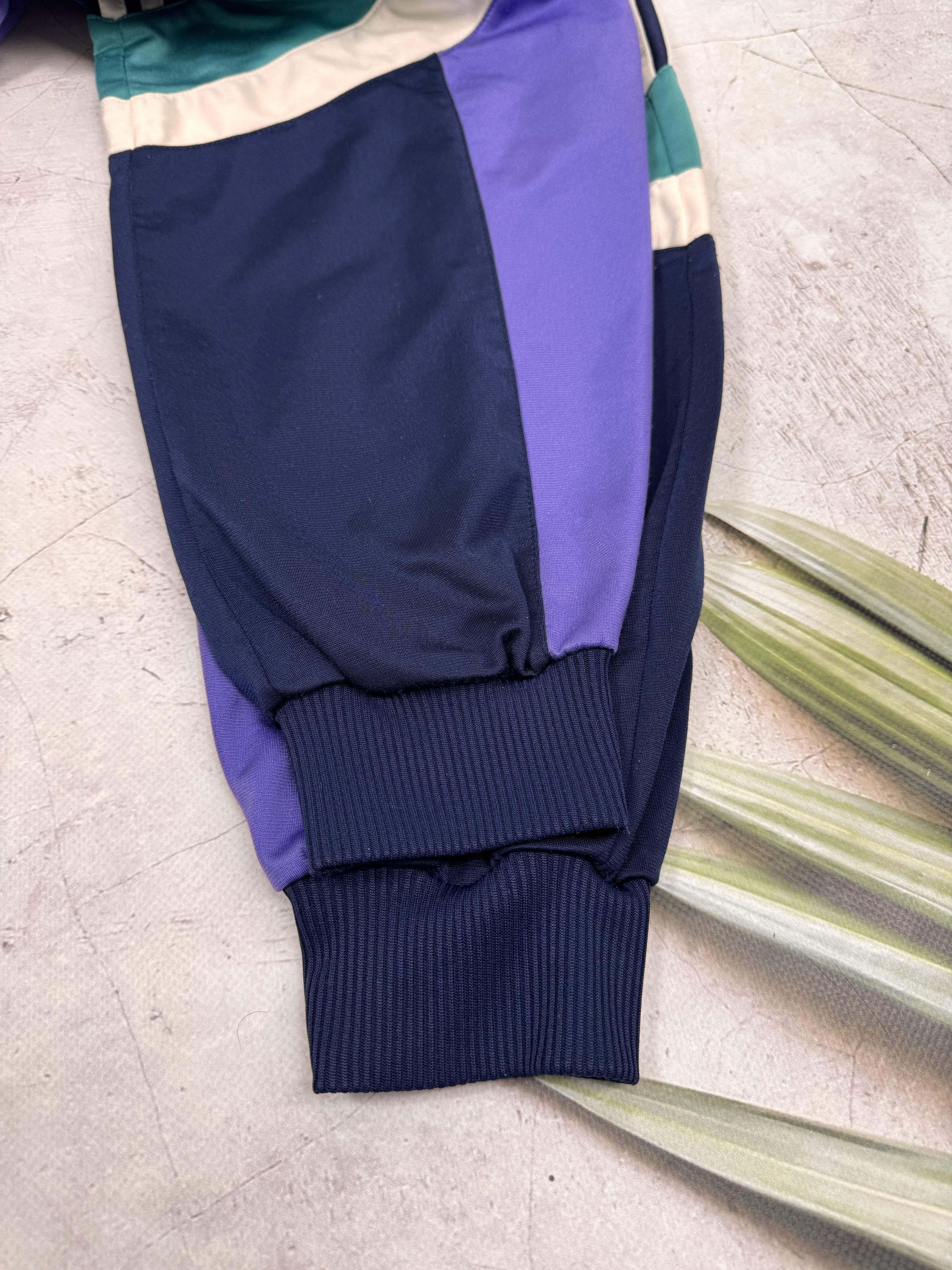 Adidas × Vintage Vintage Adidas Track Jacket Purple & Dark Blue Size US L / EU 52-54 / 3 - 18 Thumbnail