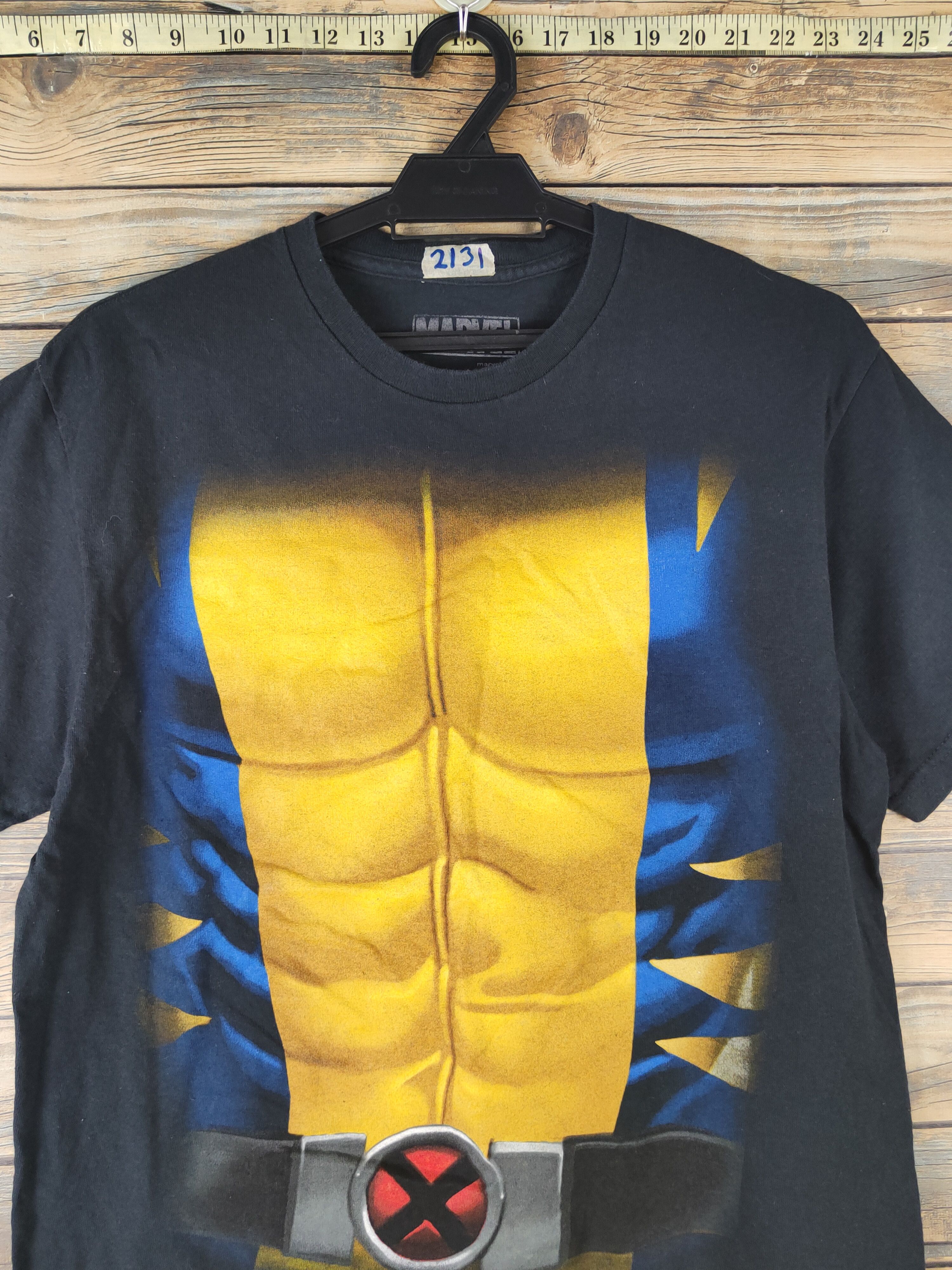 Japanese Brand × Marvel Comics × Vintage DL Marvel Black Wolverine Short Sleeve T-shirt #2131 Size US M / EU 48-50 / 2 - 2 Thumbnail