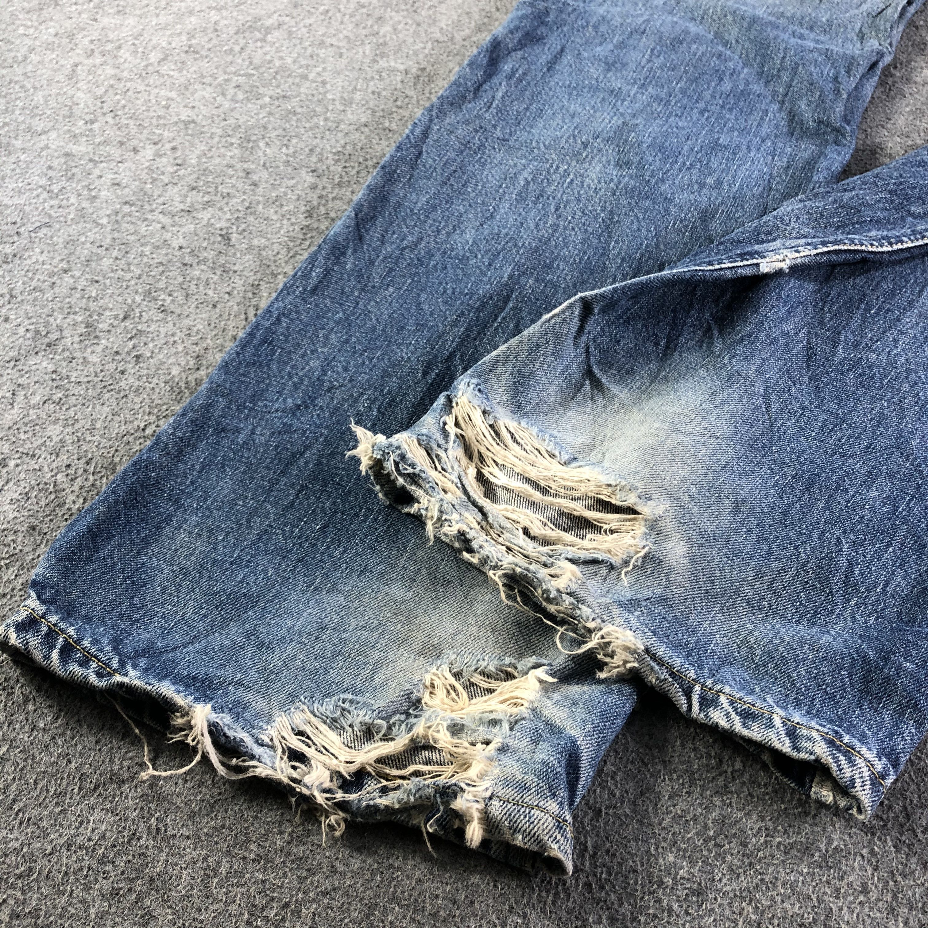 Lee Vintage Blue Wash Lee Jeans-J3555 Size US 32 / EU 48 - 6 Thumbnail
