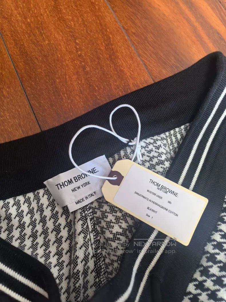 Thom Browne Thom Browne size 1 Houndstooth Sweatpants Size US 27 - 4 Thumbnail