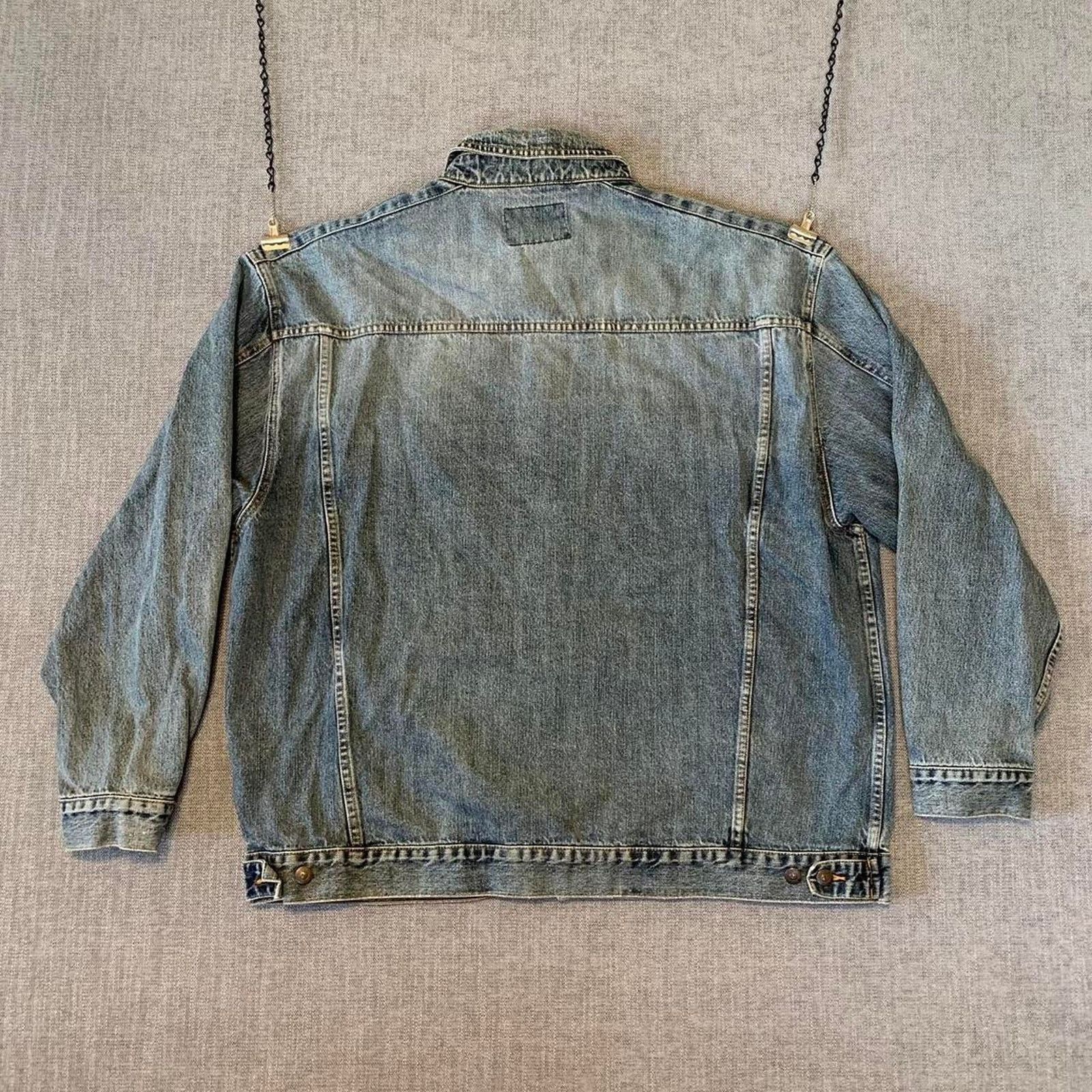 Anchor Blue Y2K Anchor Blue Denim Jacket Size US XXL / EU 58 / 5 - 4 Thumbnail