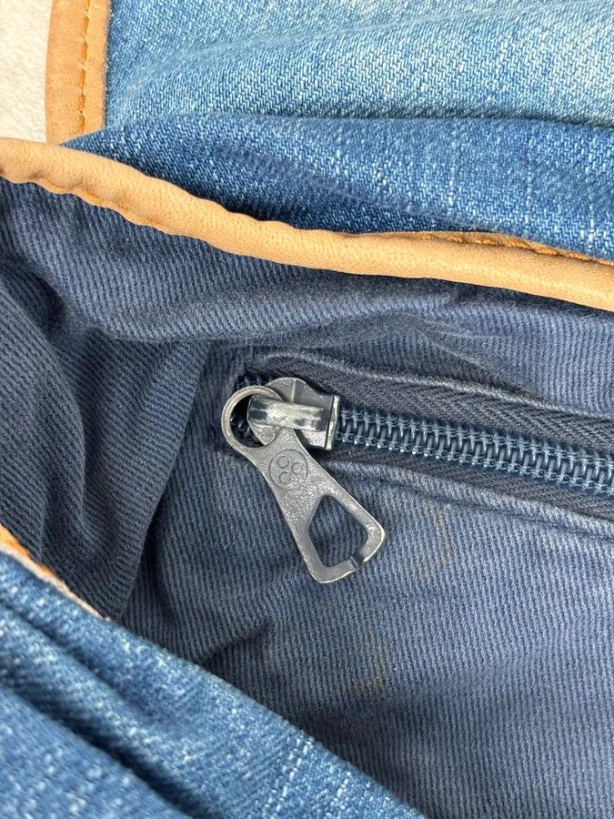 Dolce & Gabbana 2000s Dolce & Gabbana Blue Denim Extreme Shoulder Bag Size ONE SIZE - 12 Thumbnail