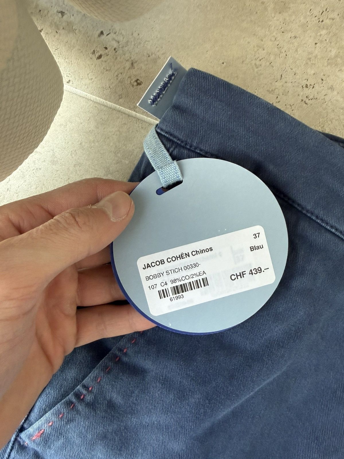 Jacob Cohen JACOB COHEN Comfort Bobby Chino Pants Size US 37 - 3 Thumbnail