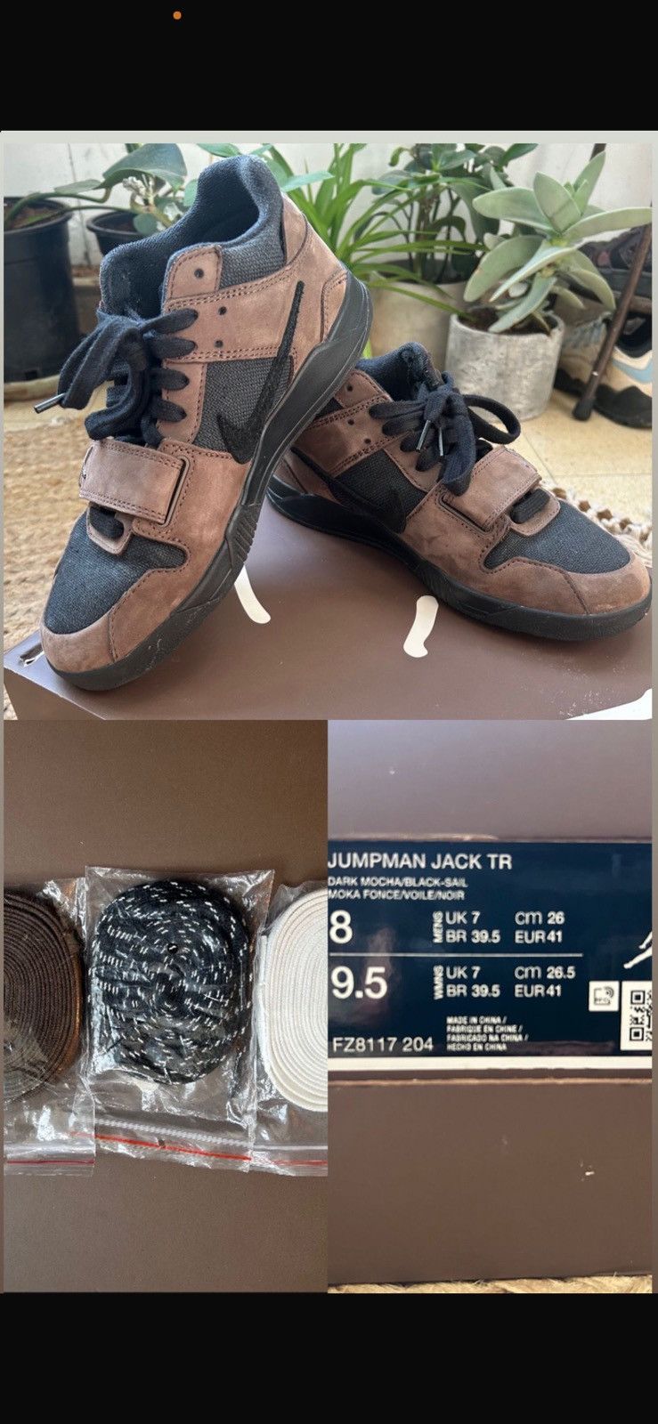 Nike × Travis Scott Jumpman Jack TR travis scott dark mocha Size US 8 / EU 41 - 1 Thumbnail