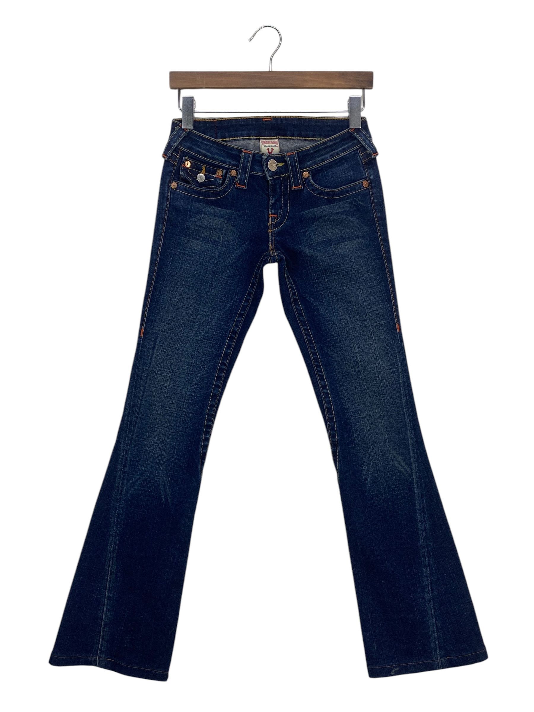 True Religion True Religion Twisted Seam Flare Bootcut Denim Jeans Size 26" / US 2 / IT 38 - 2 Thumbnail