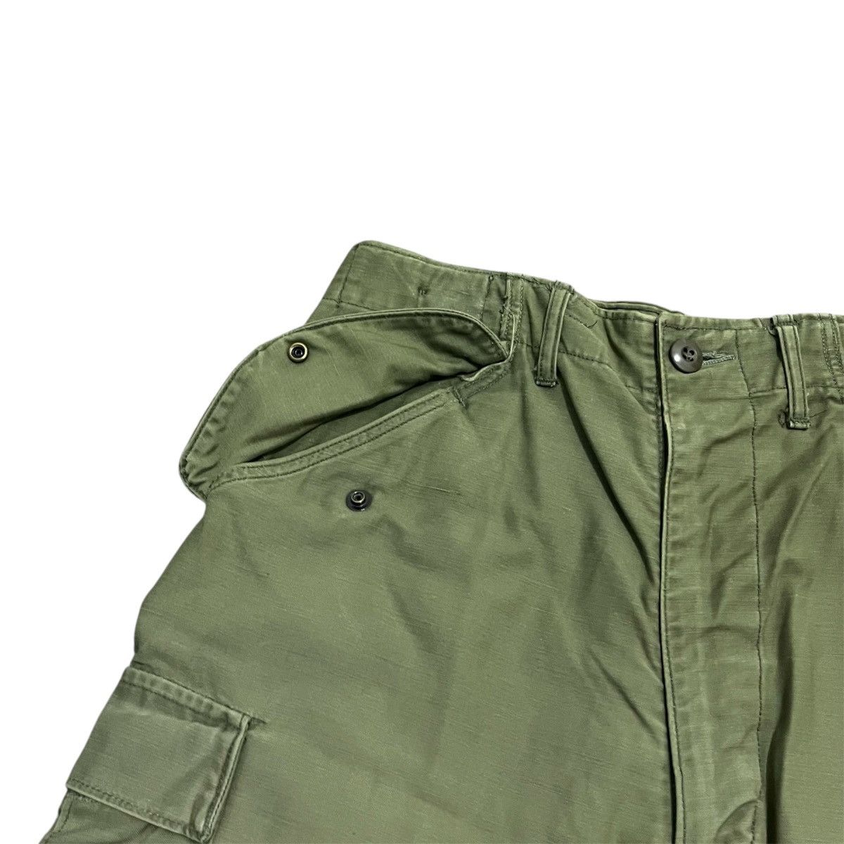Vintage 70s M65 True Vintage Military War Cargo Pant Amikaji Style Size US 31 - 6 Thumbnail