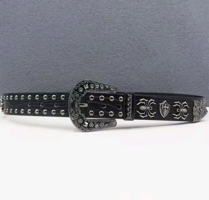 Japanese Brand × Vintage Spider rivet metal punk belt Size ONE SIZE - 5 Thumbnail