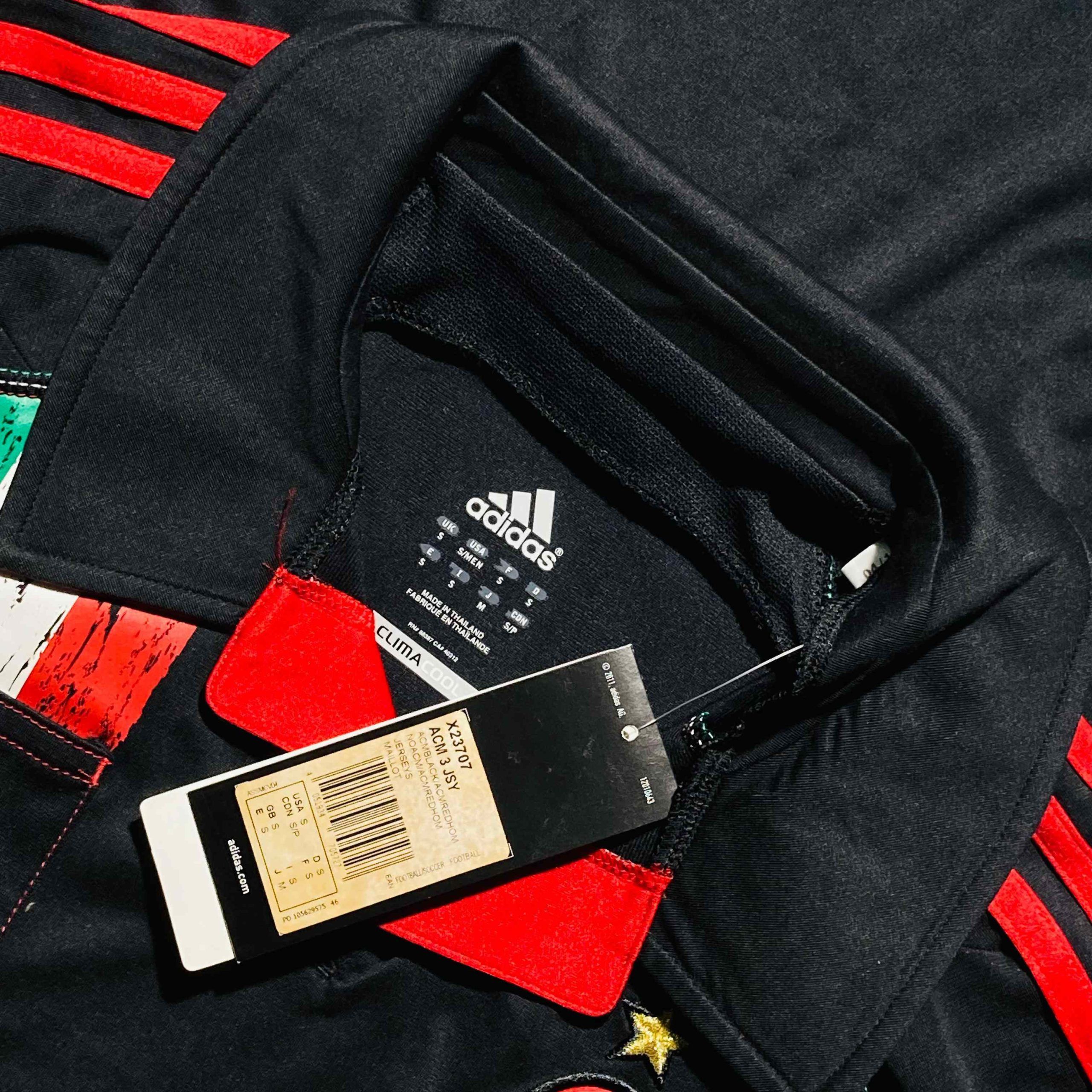 Adidas 2012-13 AC Milan Third Adidas X23707 Size US S / EU 44-46 / 1 - 4 Thumbnail