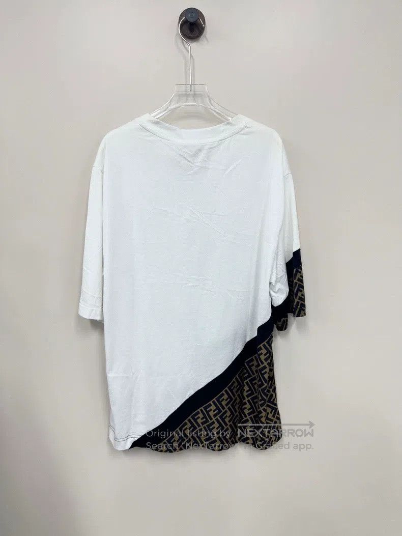 Fendi Fendi White Letter Printed Logo Short Sleeve Size US L / EU 52-54 / 3 - 2 Thumbnail