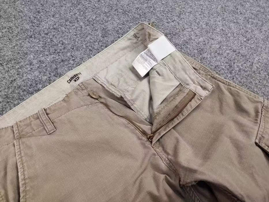 Carhartt Vintage 90's Carhartt WIP Aviation Beige Cargo Pants Travis Size US 30 / EU 46 - 8 Thumbnail