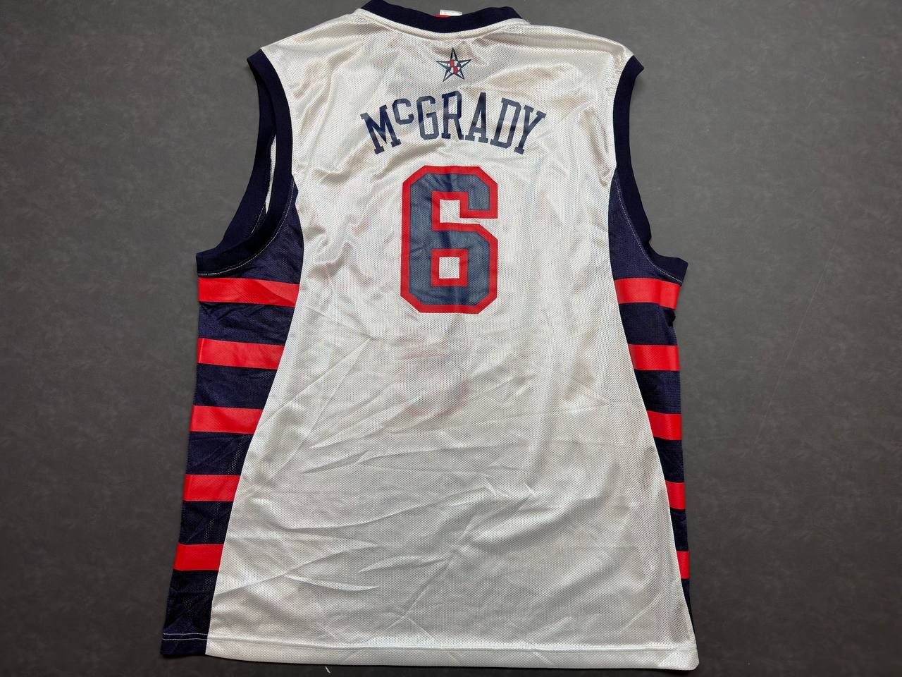 Adidas × Nike × Reebok Reebok Jersey Basketball Mens XL Rare Usa McGrady Size US XL / EU 56 / 4 - 2 Thumbnail