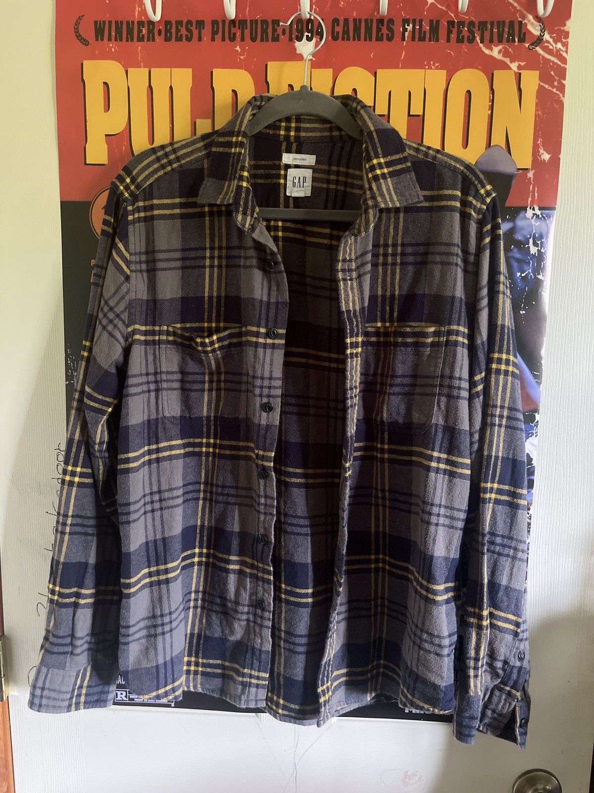 Gap × Vintage Gap Flannel Grey Size US M / EU 48-50 / 2 - 1 Thumbnail