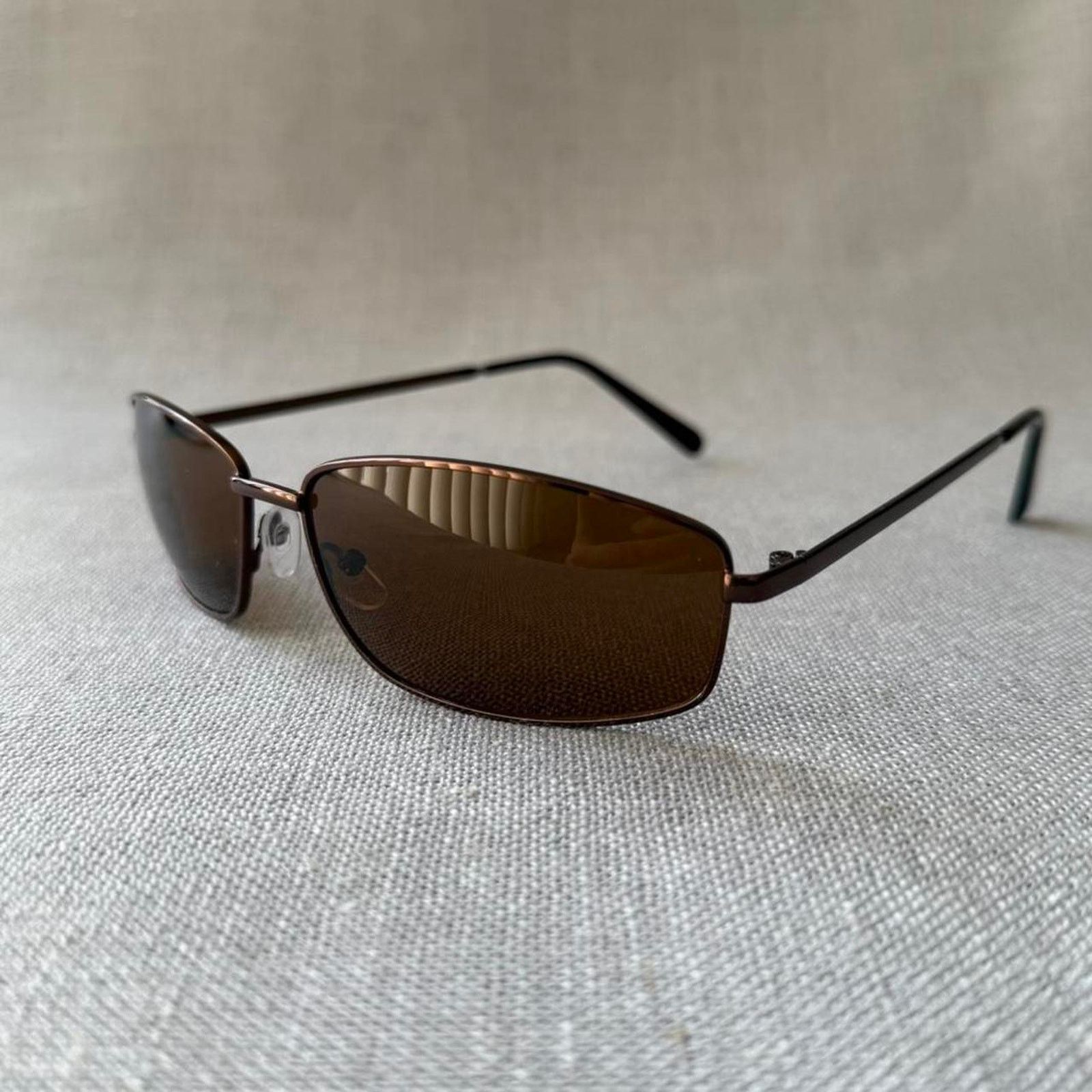 Other Brown frame aviator black sunglasses WMNS2 Size ONE SIZE - 2 Thumbnail