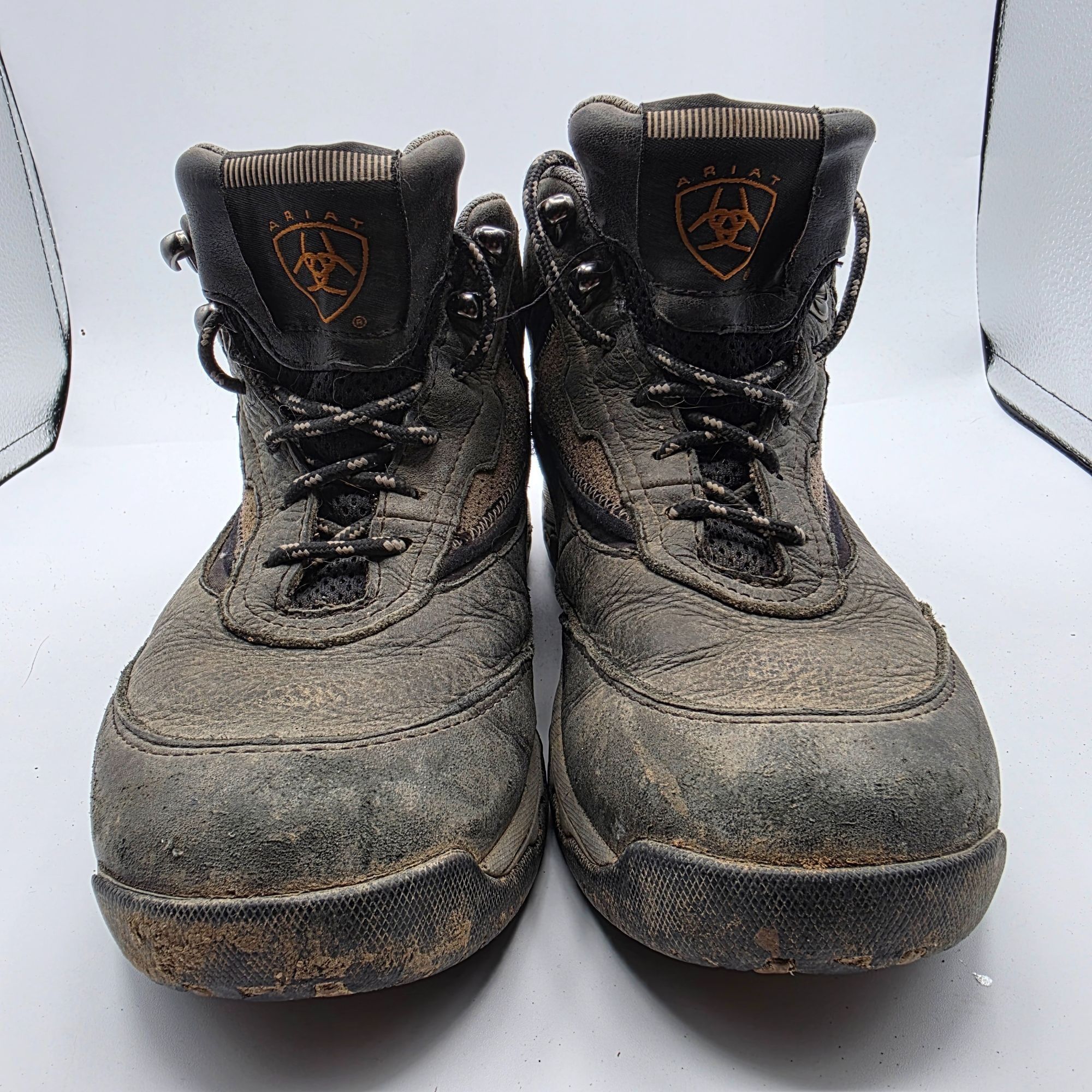 Ariat Ariat ATS Technology Womens Size 7 B Gray Boots Work Outdoor Size US 7 / IT 37 - 2 Thumbnail