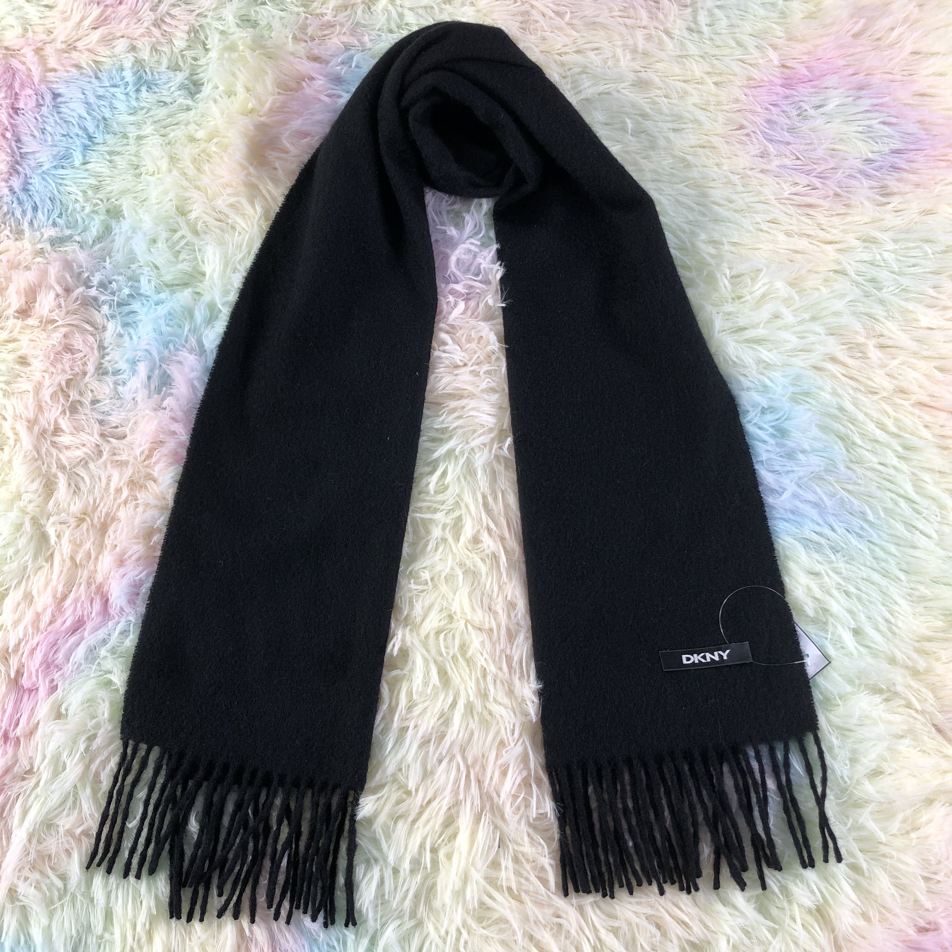 DKNY × Vintage DKNY Scarf / Muffler / Neckwear - KM139 Size ONE SIZE - 1 Thumbnail