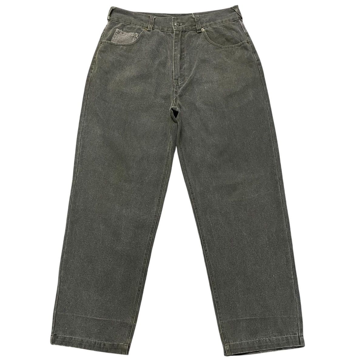 Japanese Brand Vintage OCTOPUSARMY Canvas Denim Baggy Jeans Size US 34 / EU 50 - 2 Thumbnail