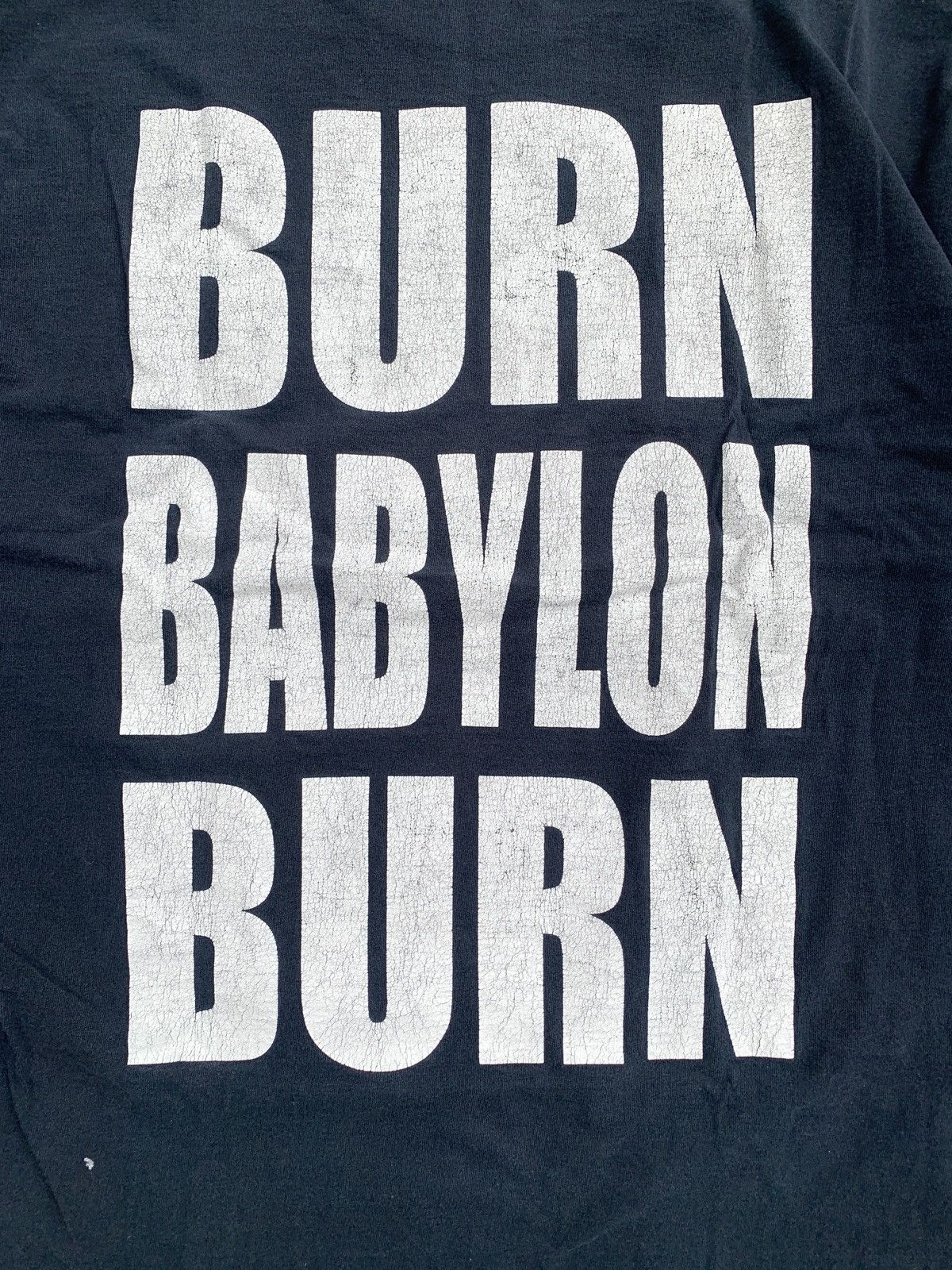 Band Tees × Vintage Vintage 2008 Bloodclot “Burn Babylon Burn” Album T-Shirt Size US XL / EU 56 / 4 - 7 Thumbnail